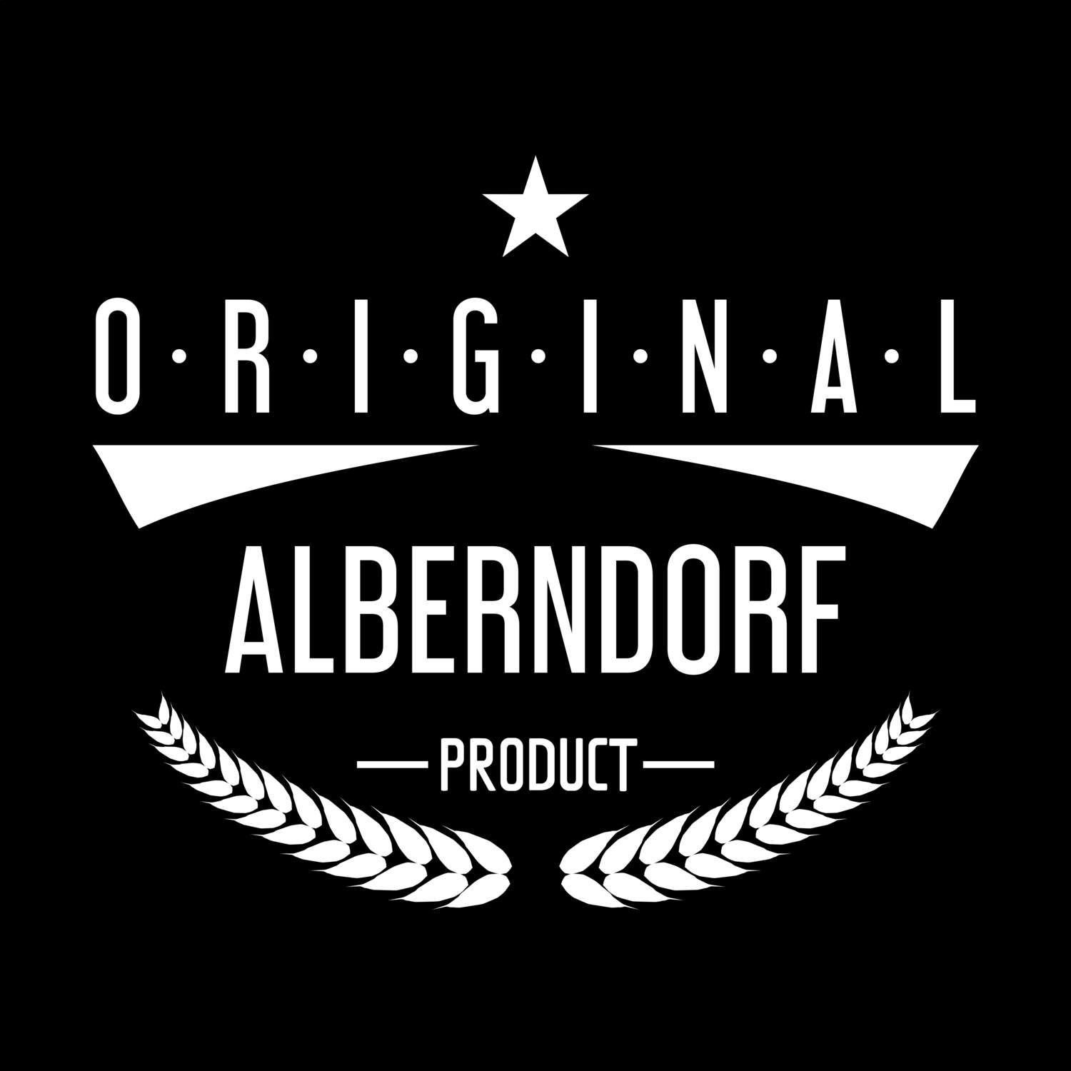 T-Shirt »Original Product« für den Ort »Alberndorf«