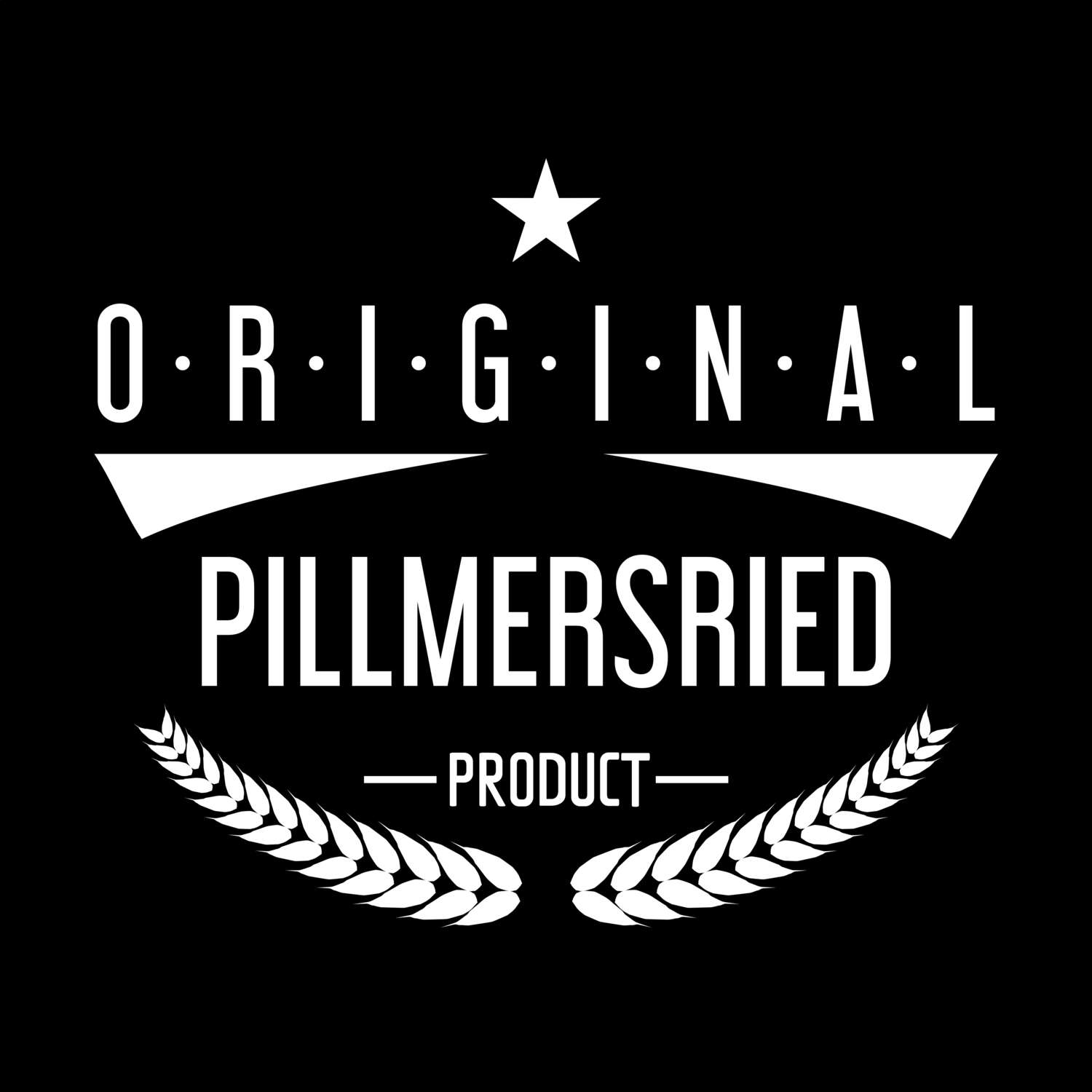 T-Shirt »Original Product« für den Ort »Pillmersried«