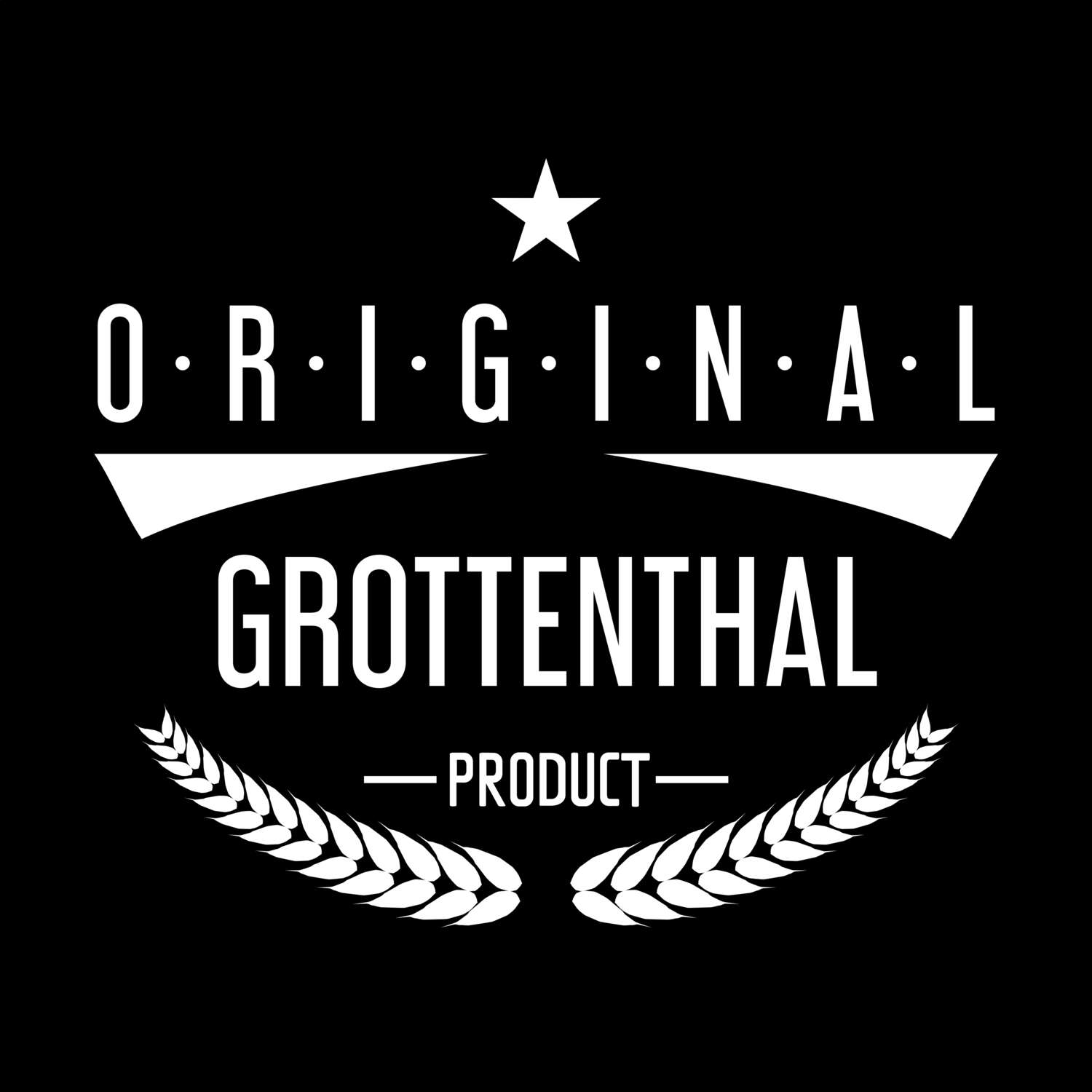 T-Shirt »Original Product« für den Ort »Grottenthal«