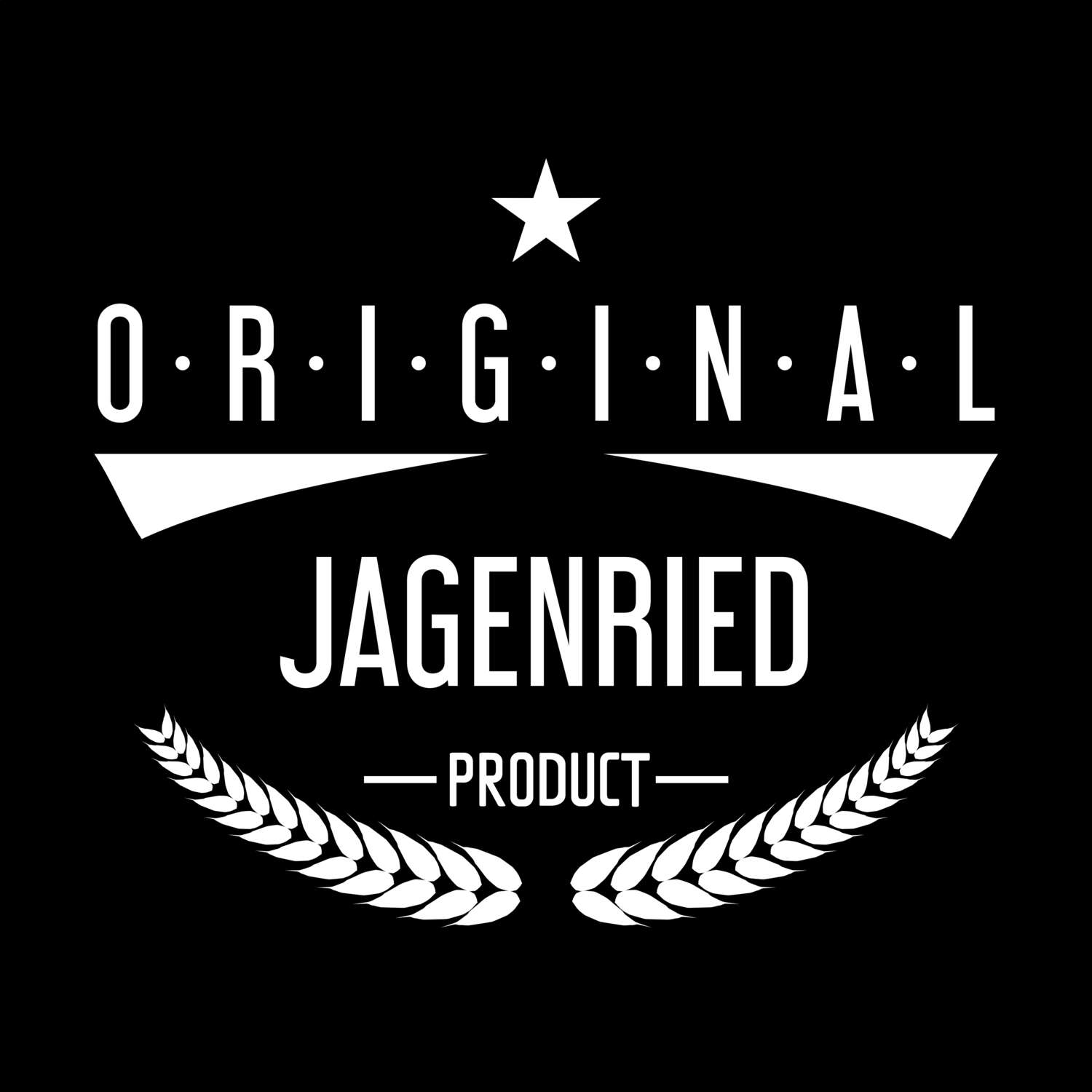 T-Shirt »Original Product« für den Ort »Jagenried«