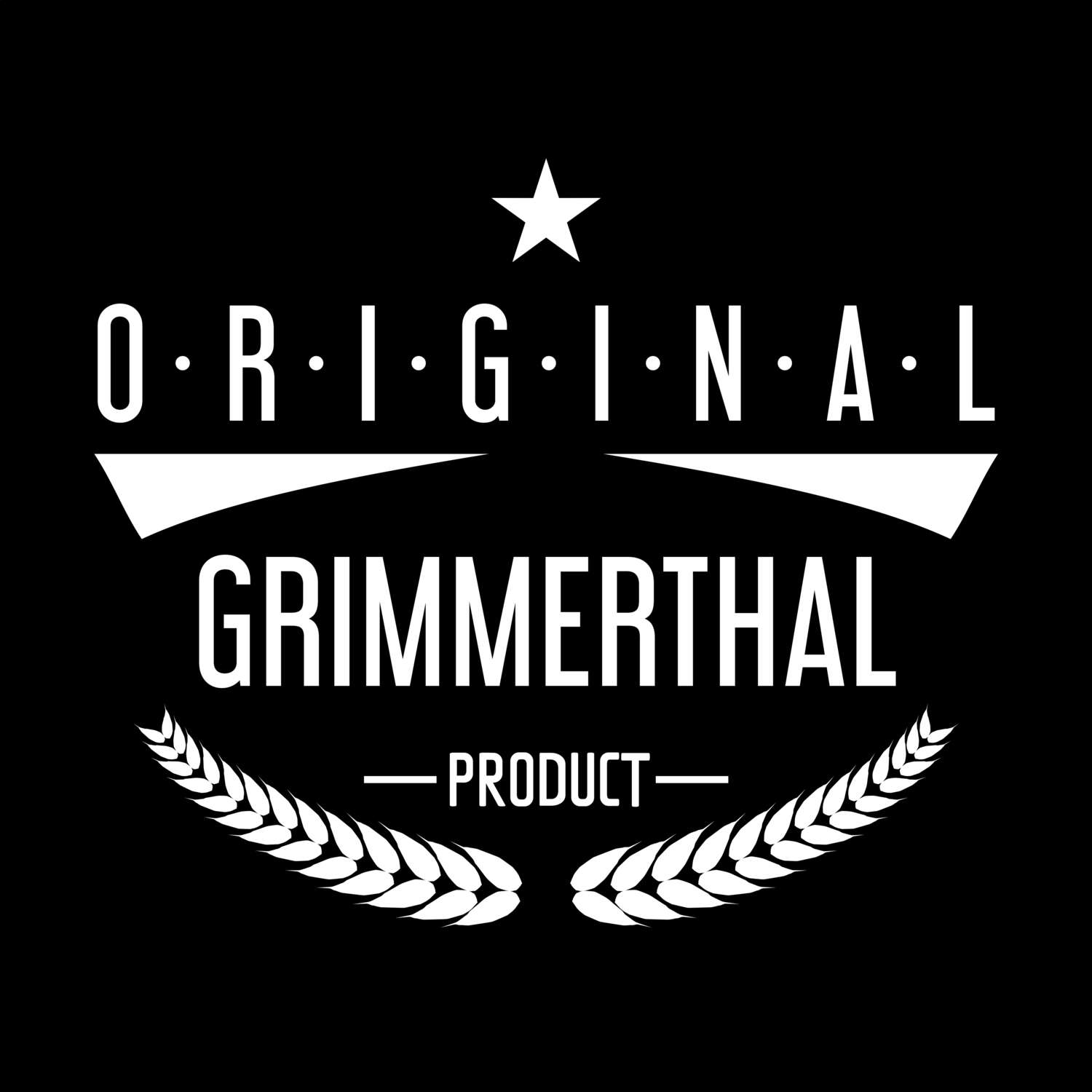 T-Shirt »Original Product« für den Ort »Grimmerthal«