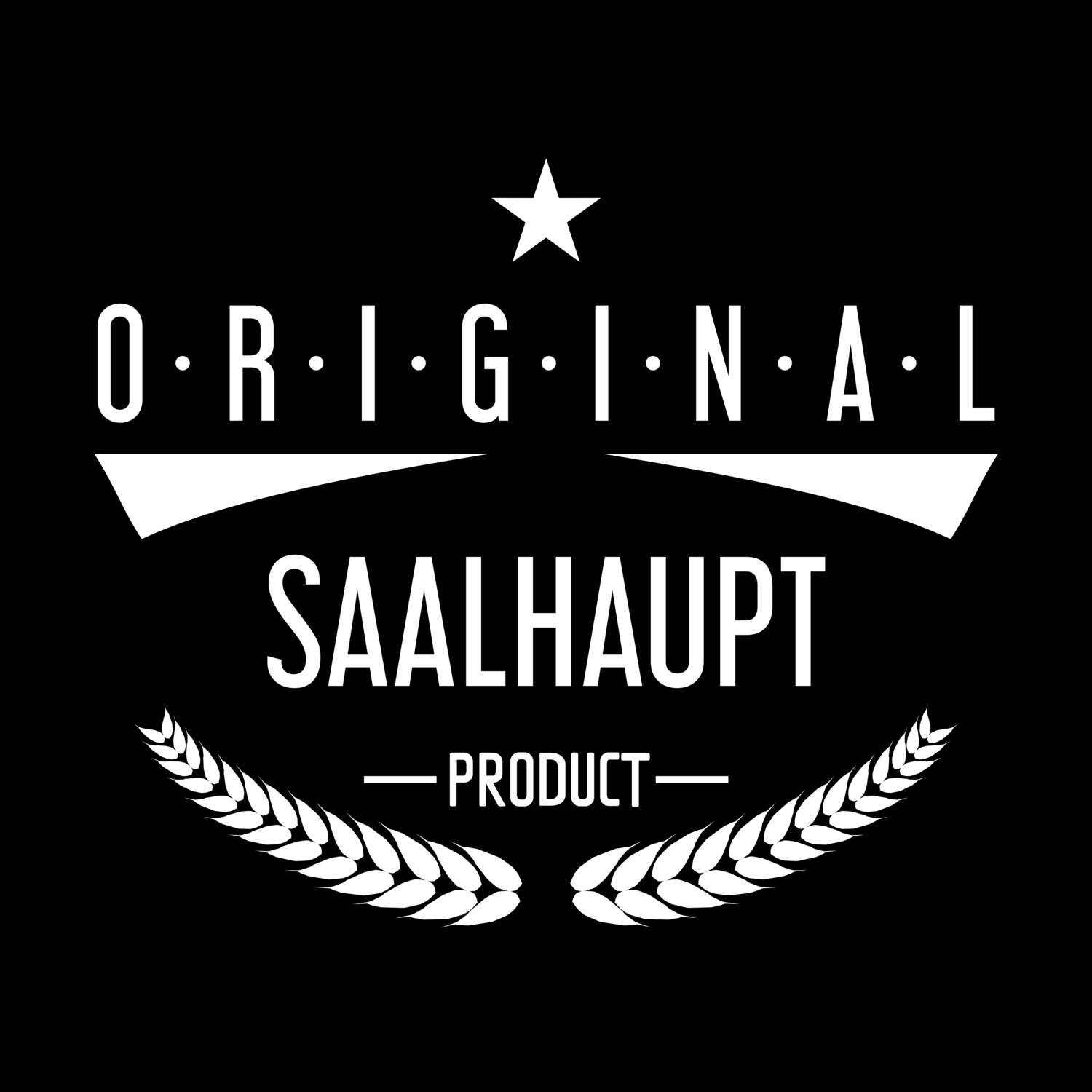 T-Shirt »Original Product« für den Ort »Saalhaupt«