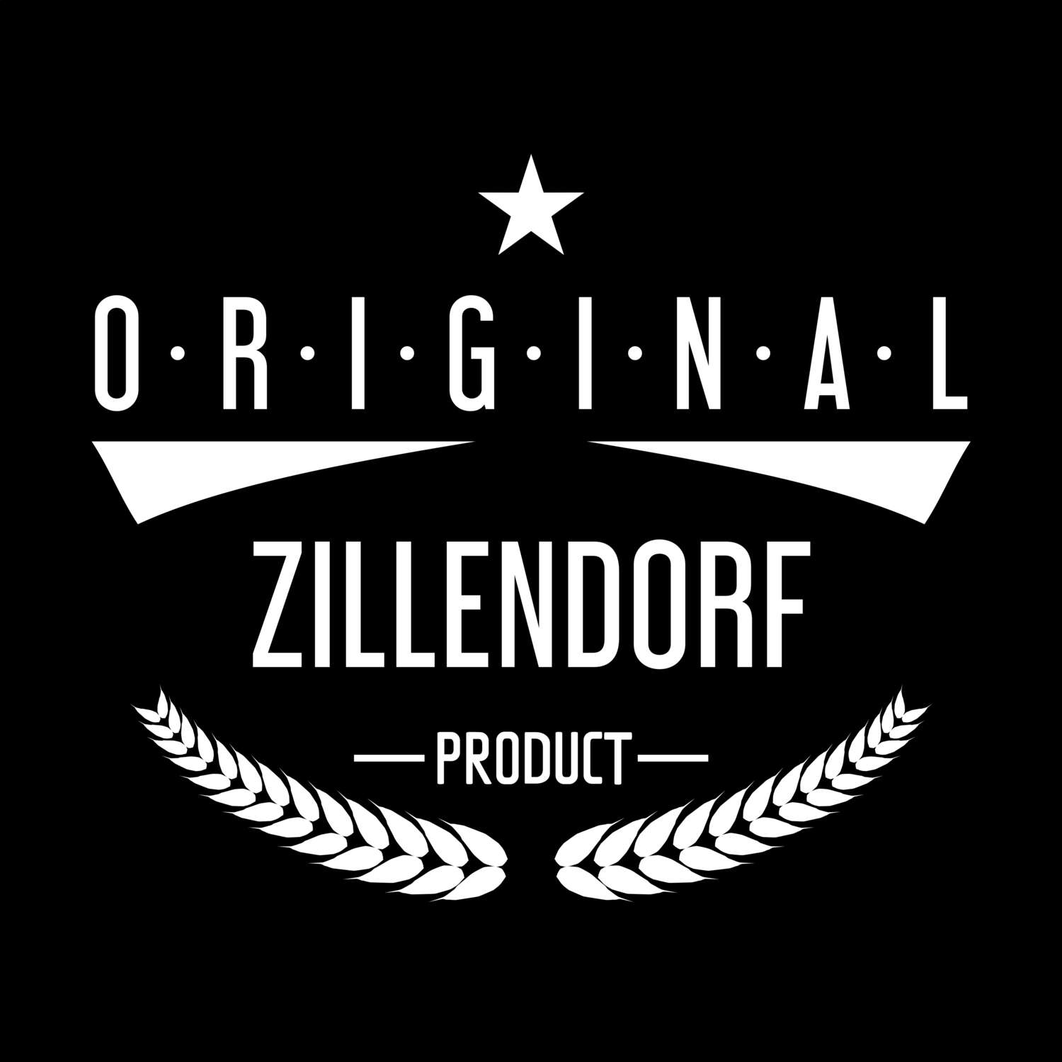 T-Shirt »Original Product« für den Ort »Zillendorf«