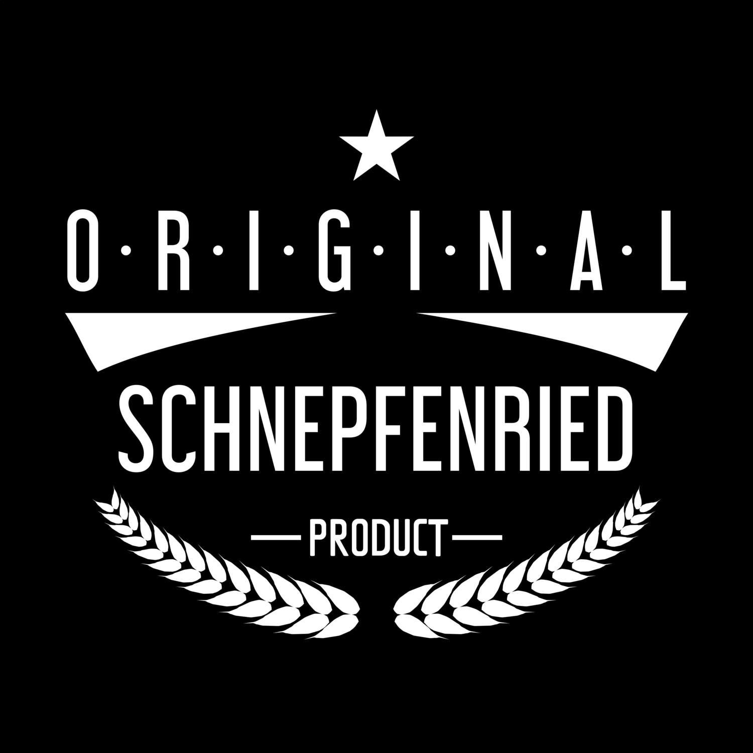 T-Shirt »Original Product« für den Ort »Schnepfenried«