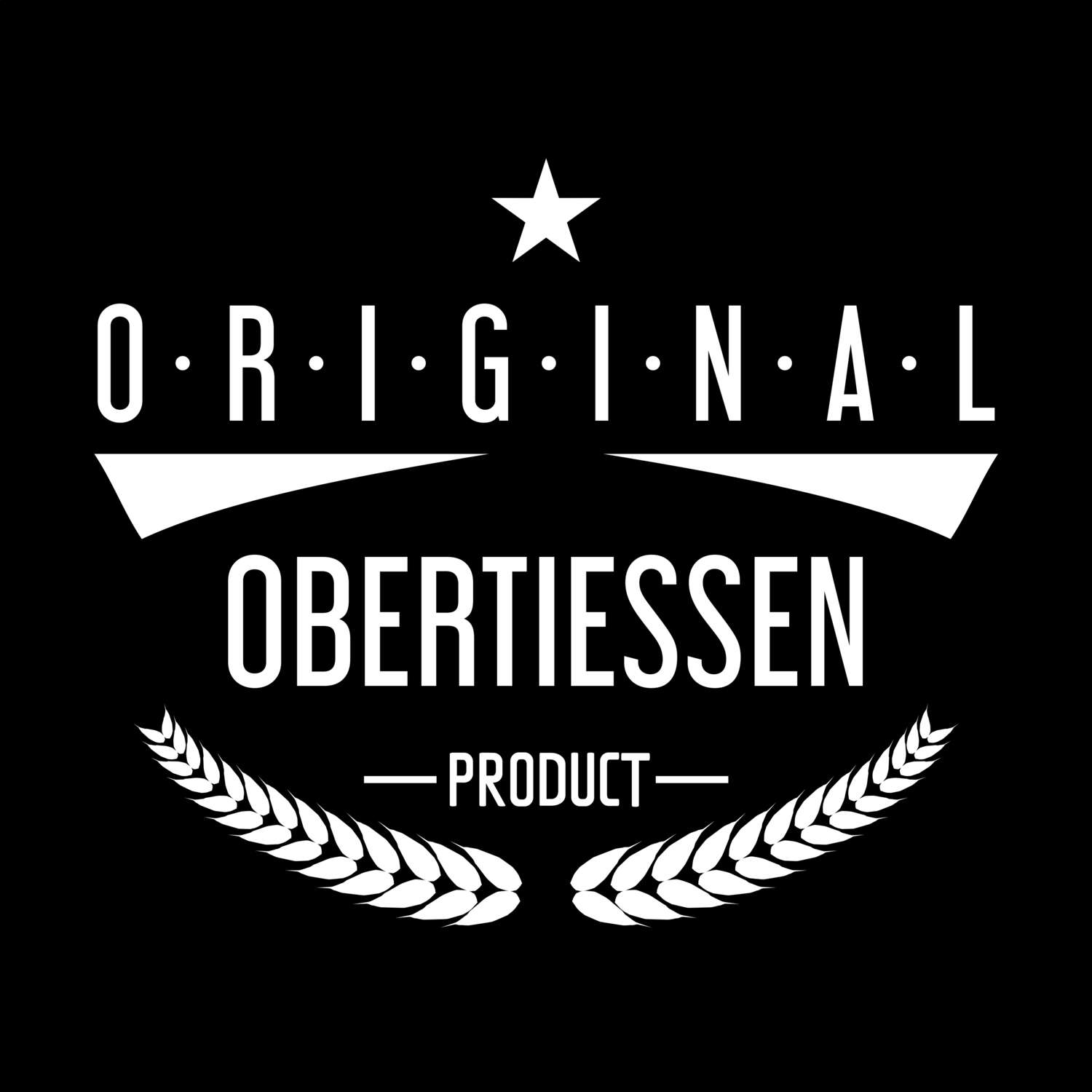 T-Shirt »Original Product« für den Ort »Obertiessen«