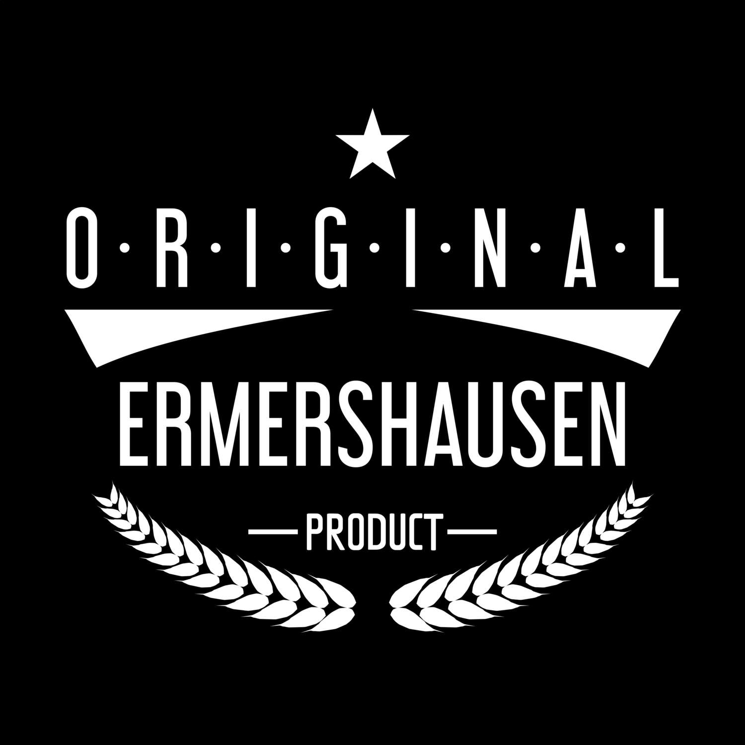 T-Shirt »Original Product« für den Ort »Ermershausen«