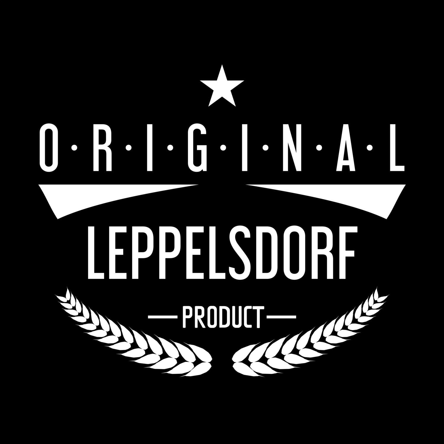 T-Shirt »Original Product« für den Ort »Leppelsdorf«