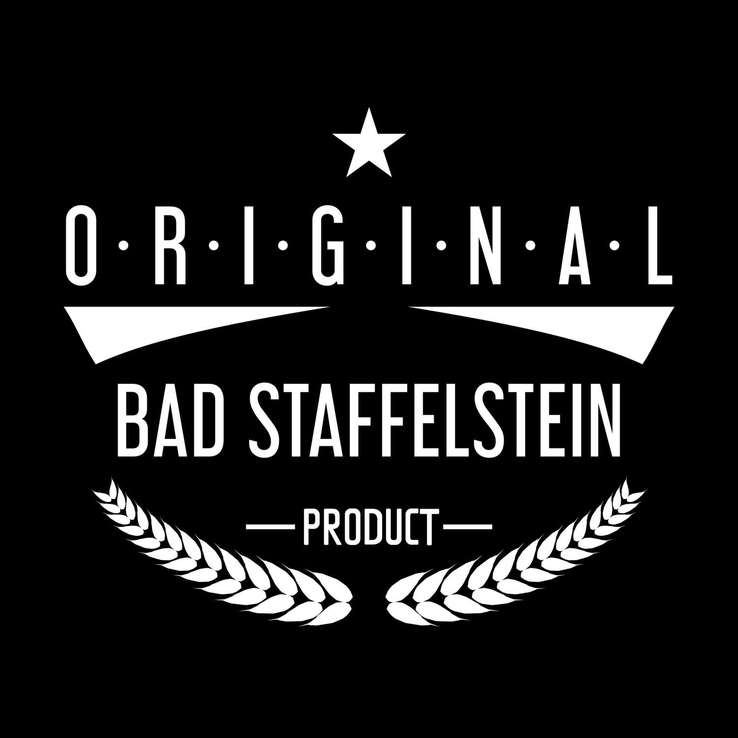 T-Shirt »Original Product« für den Ort »Bad Staffelstein«