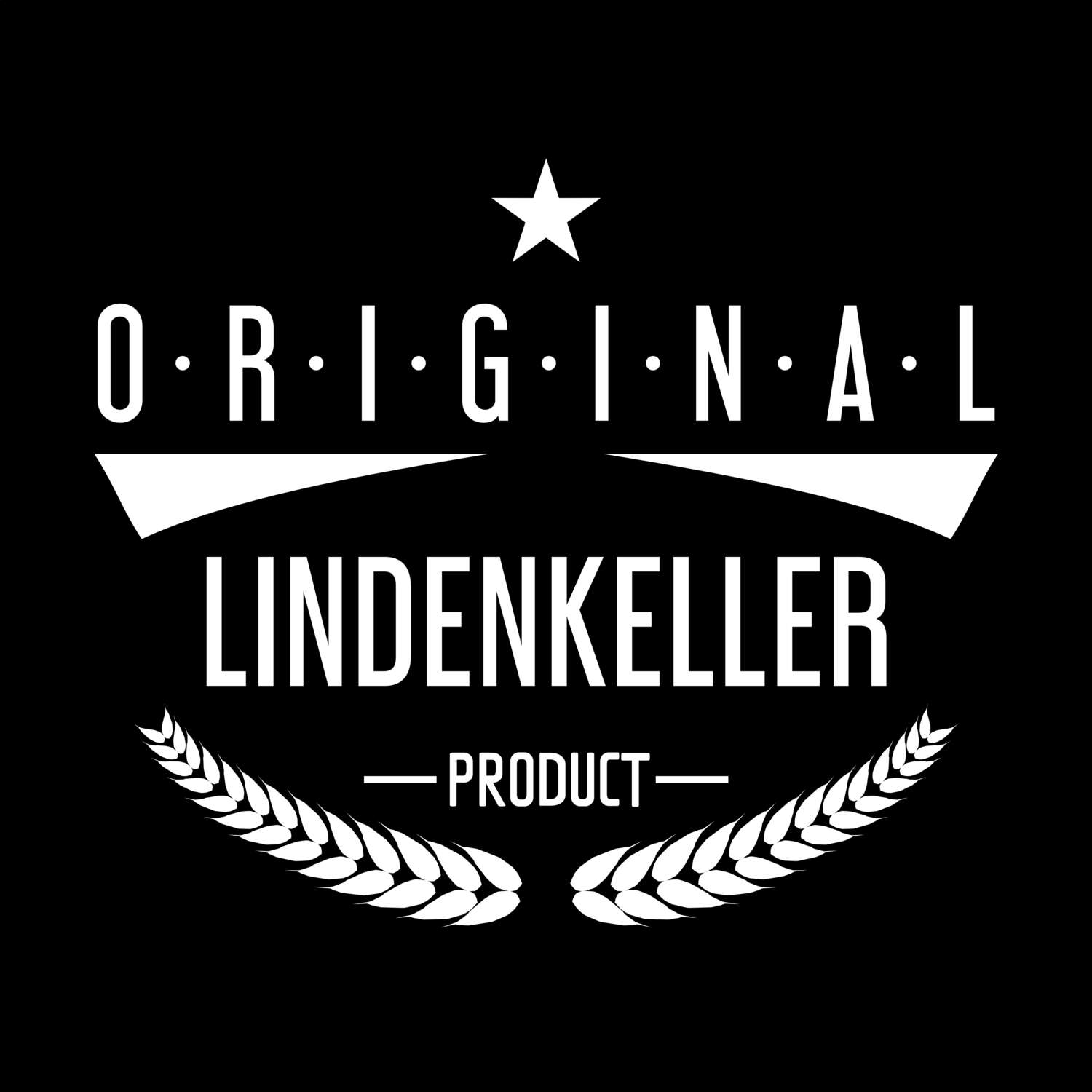 T-Shirt »Original Product« für den Ort »Lindenkeller«