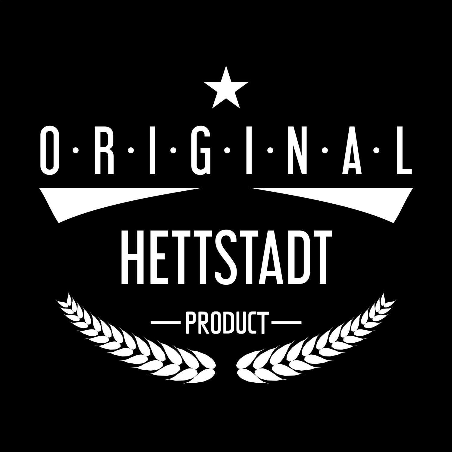 T-Shirt »Original Product« für den Ort »Hettstadt«