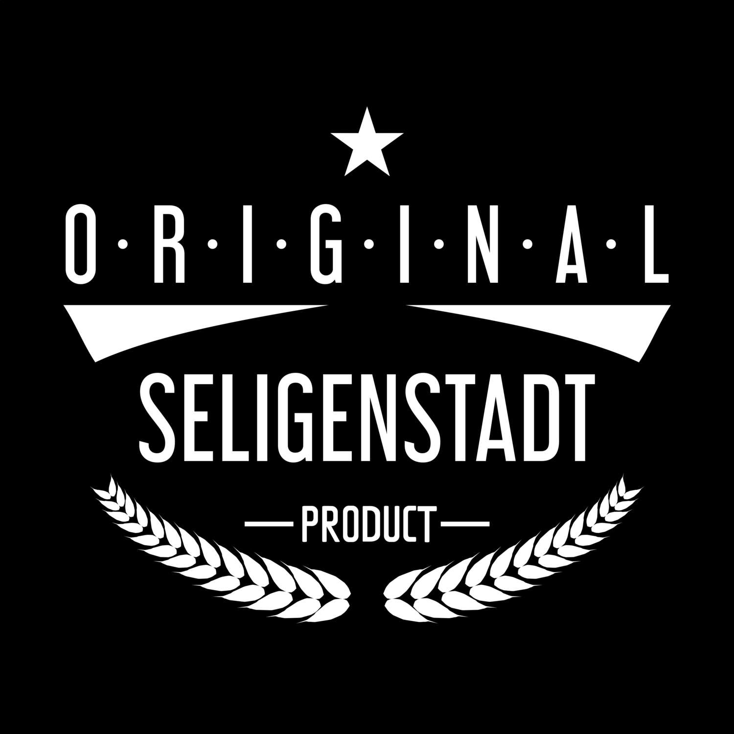 T-Shirt »Original Product« für den Ort »Seligenstadt«