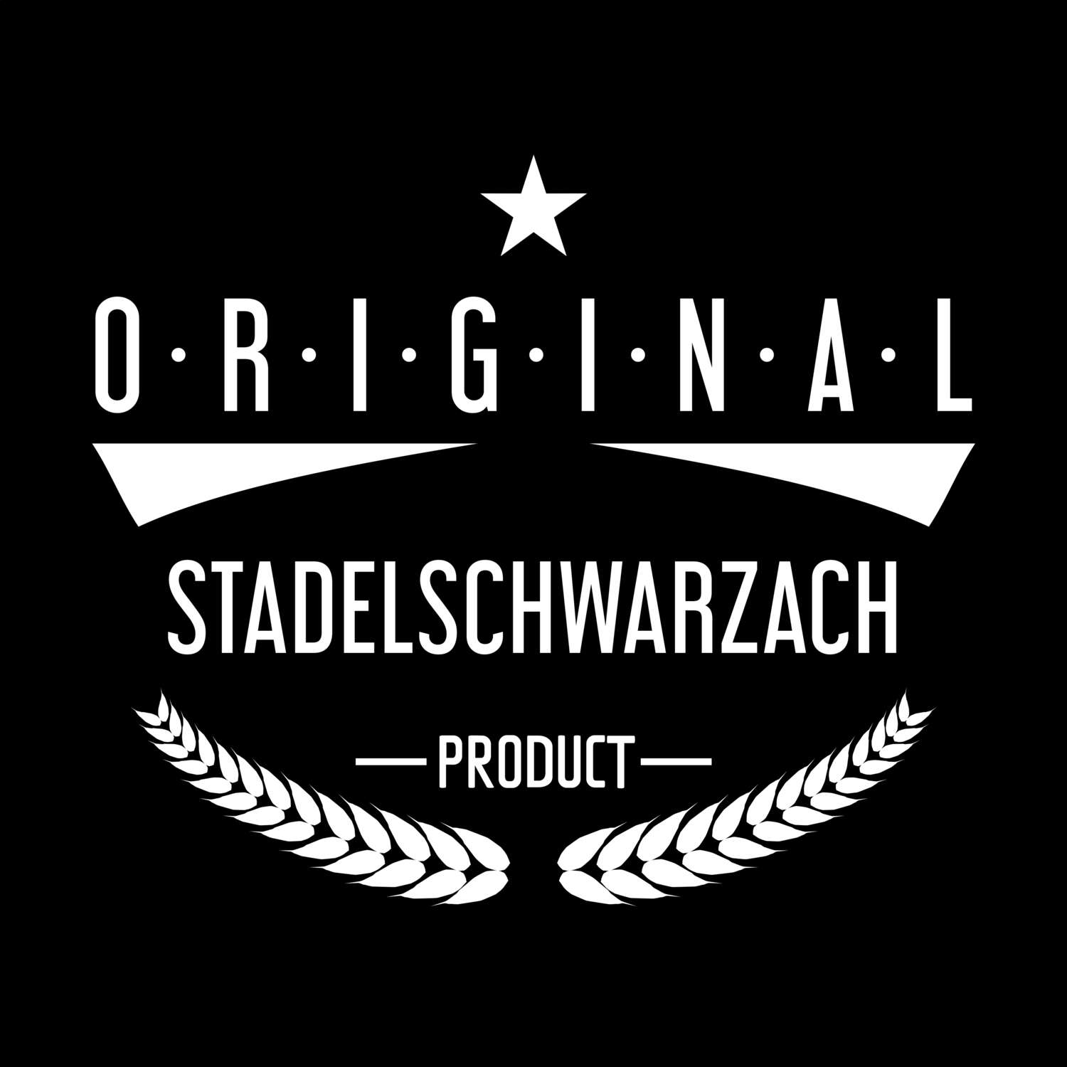 T-Shirt »Original Product« für den Ort »Stadelschwarzach«