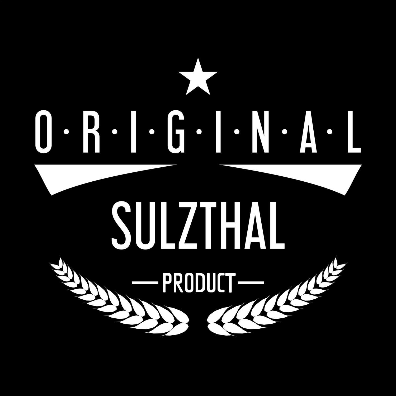 T-Shirt »Original Product« für den Ort »Sulzthal«