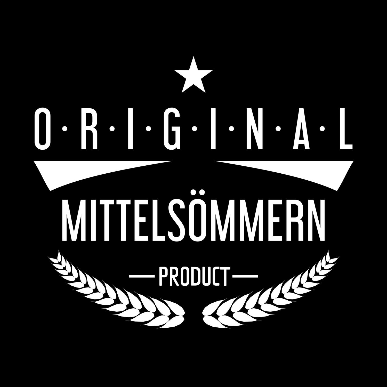 T-Shirt »Original Product« für den Ort »Mittelsömmern«