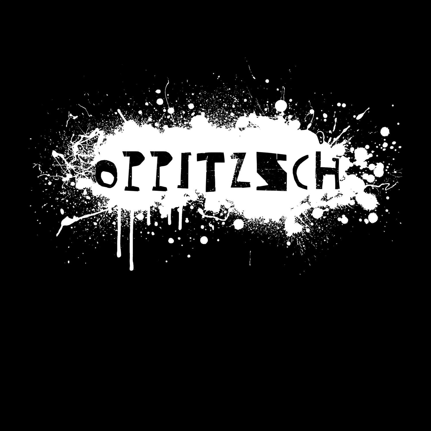 Oppitzsch T-Shirt »Paint Splash Punk«