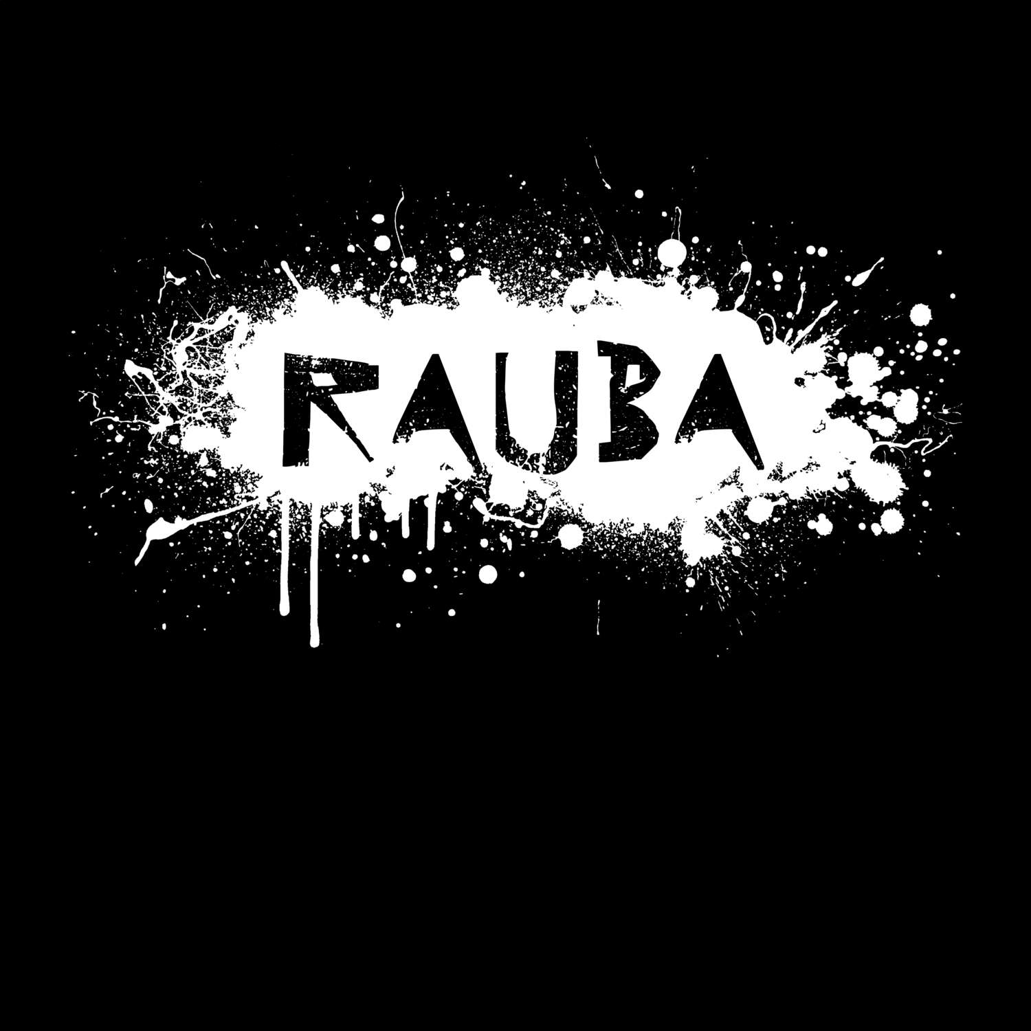 T-Shirt »Paint Splash Punk« für den Ort »Rauba«