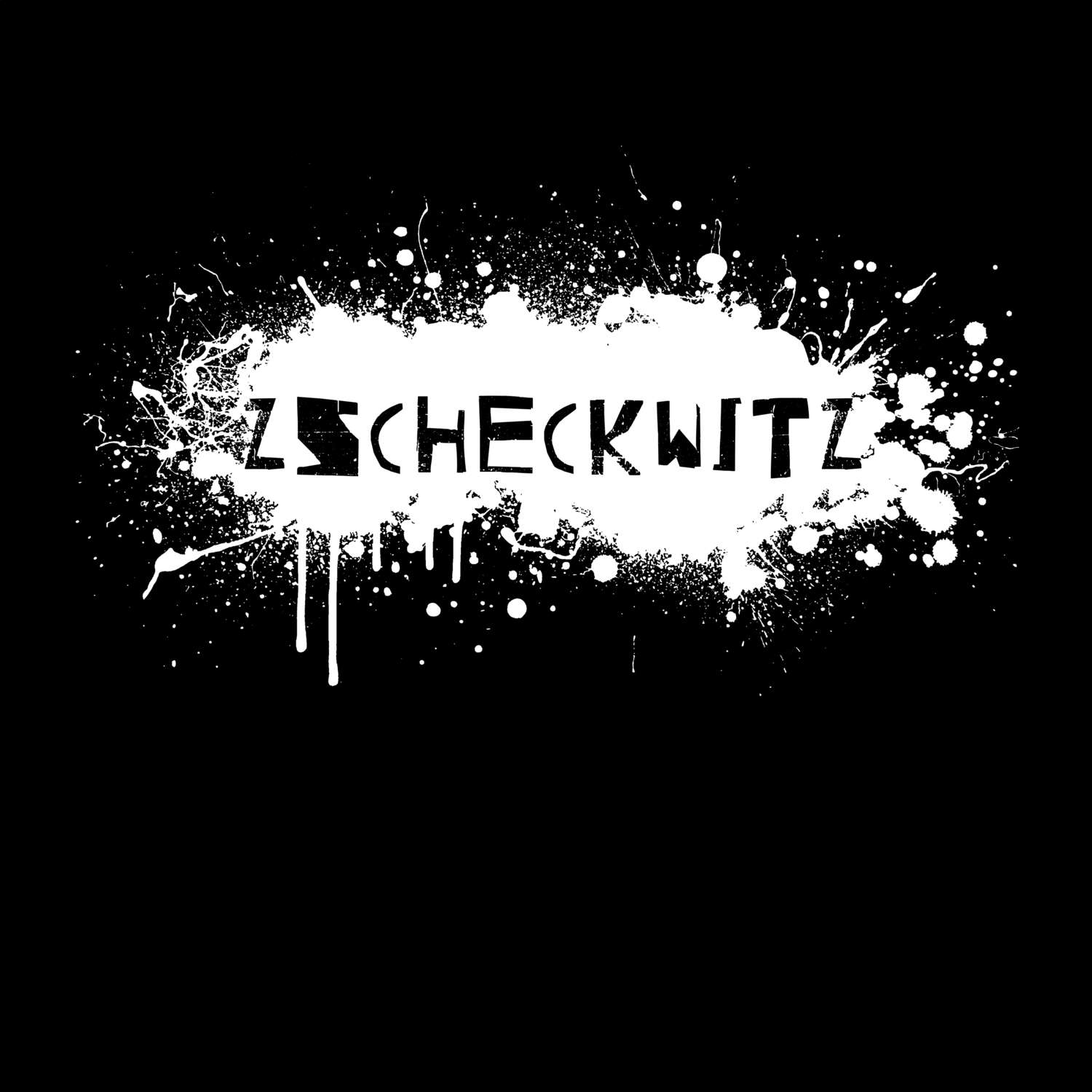 Zscheckwitz T-Shirt »Paint Splash Punk«