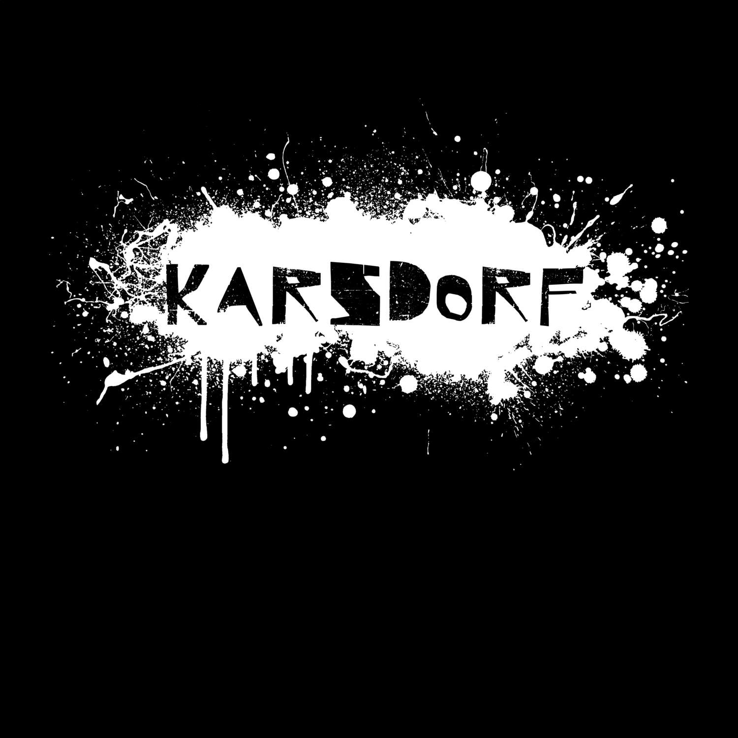 Karsdorf T-Shirt »Paint Splash Punk«