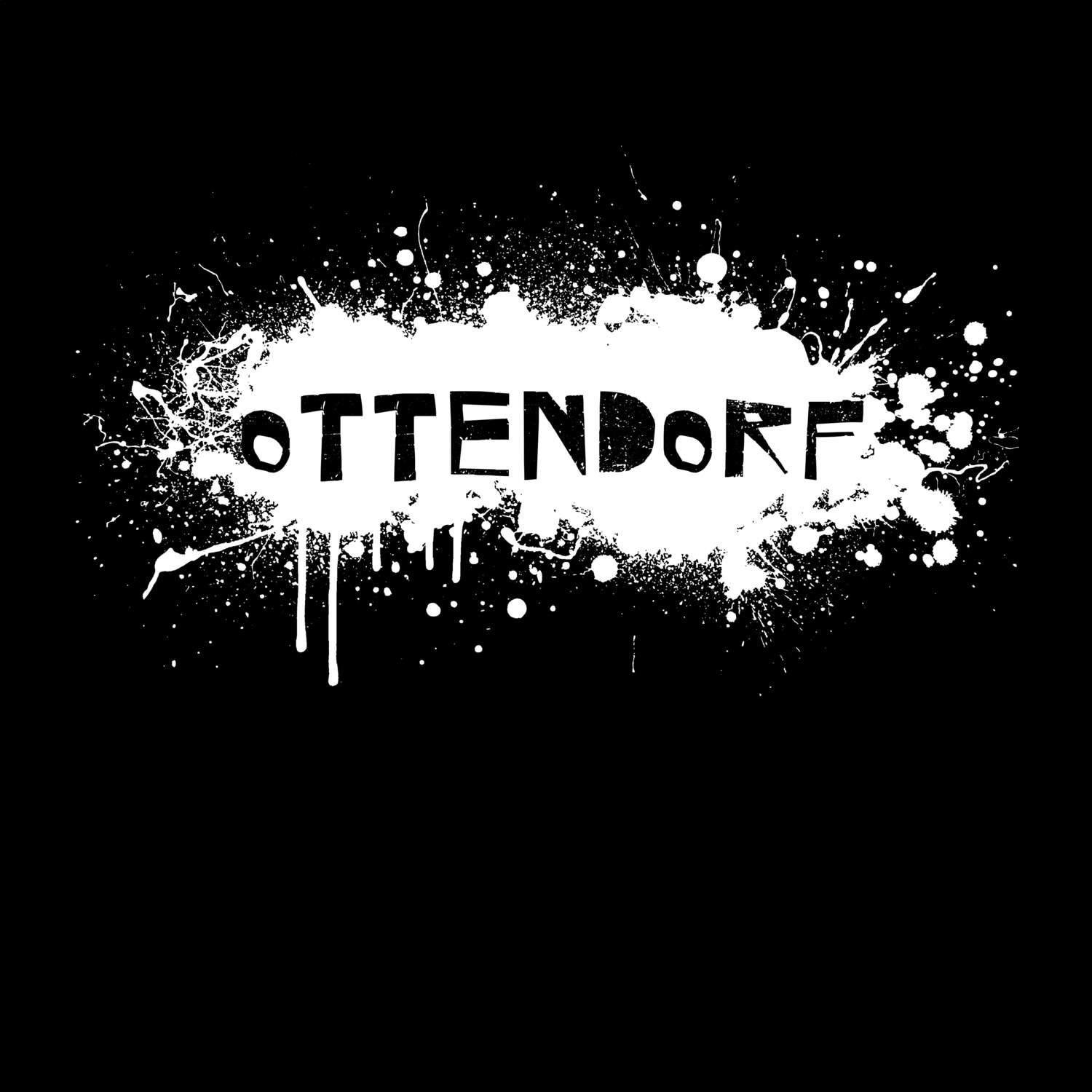 T-Shirt »Paint Splash Punk« für den Ort »Ottendorf«