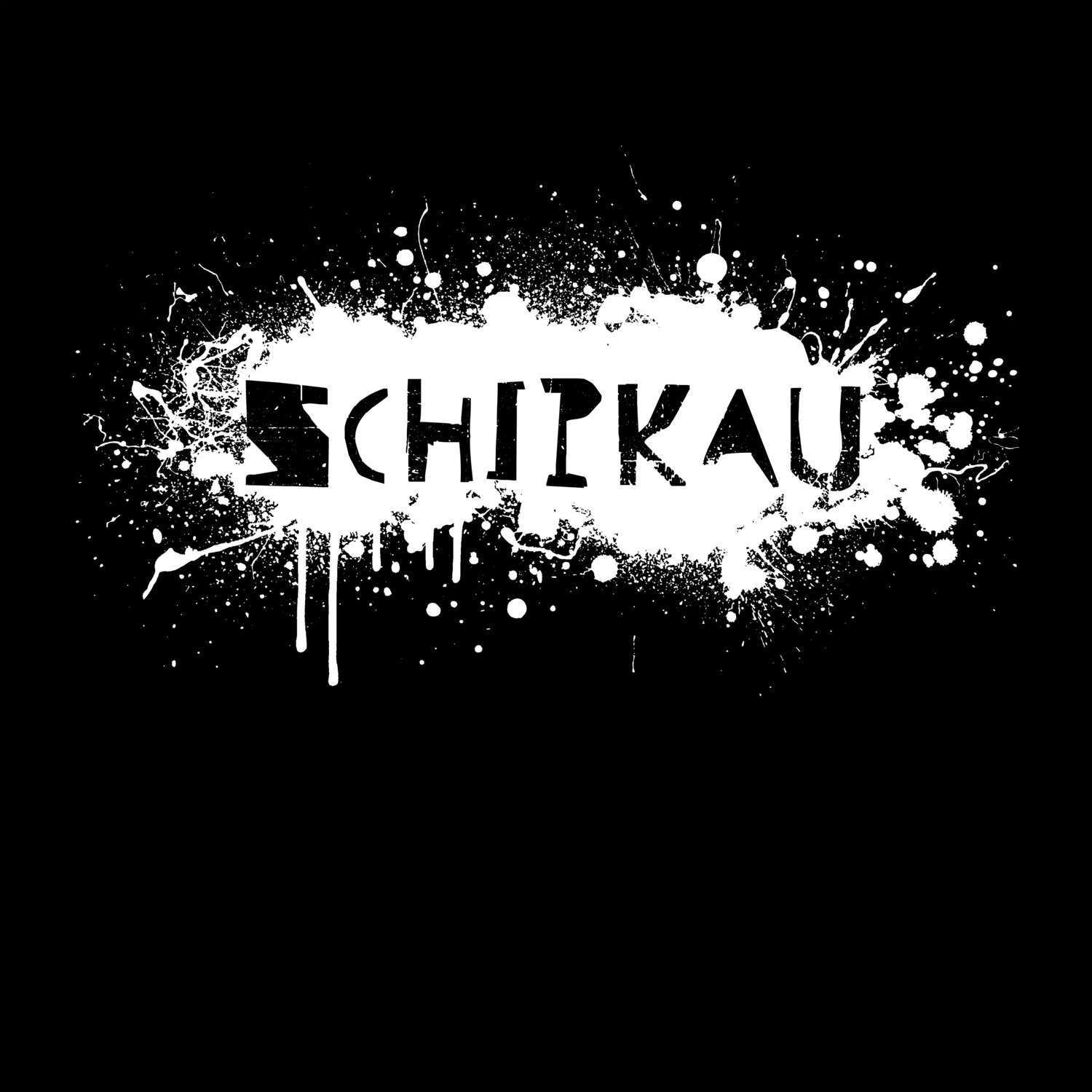 T-Shirt »Paint Splash Punk« für den Ort »Schipkau«