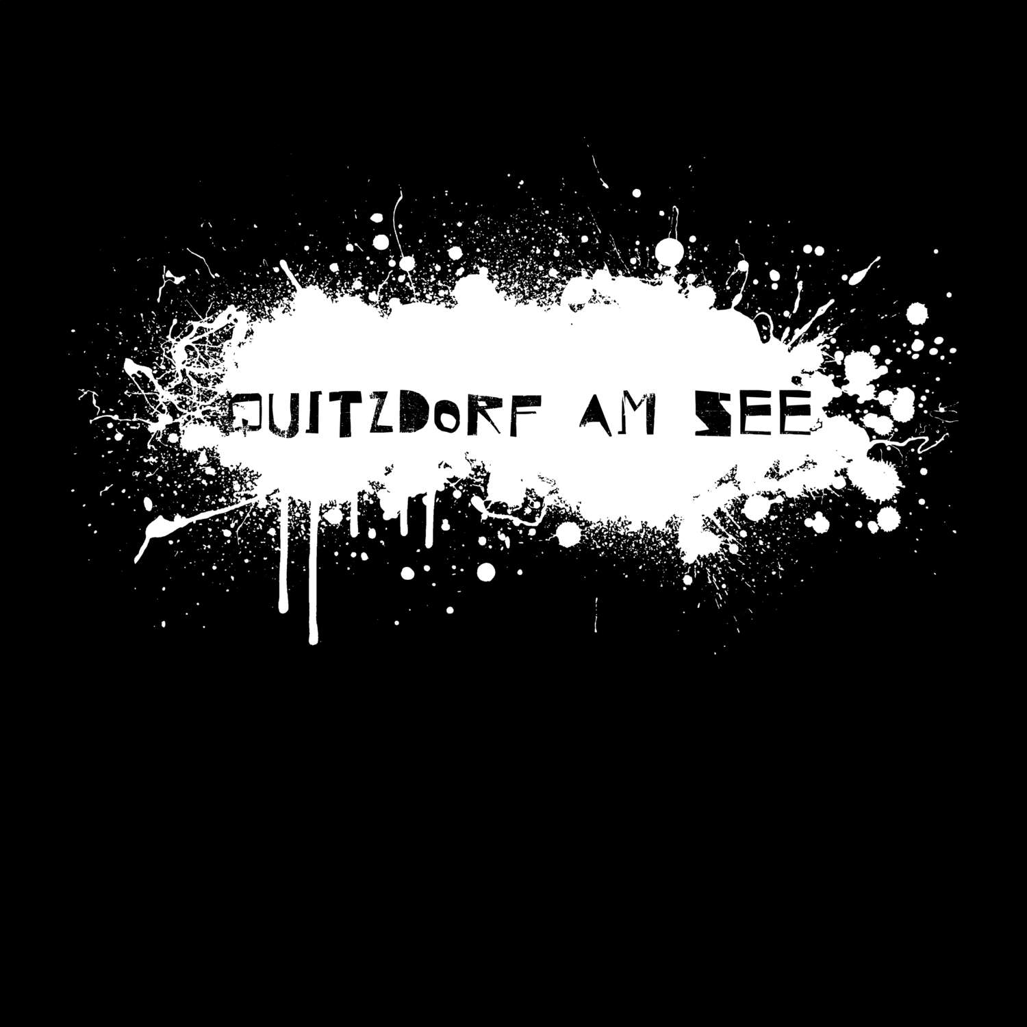 Quitzdorf am See T-Shirt »Paint Splash Punk«