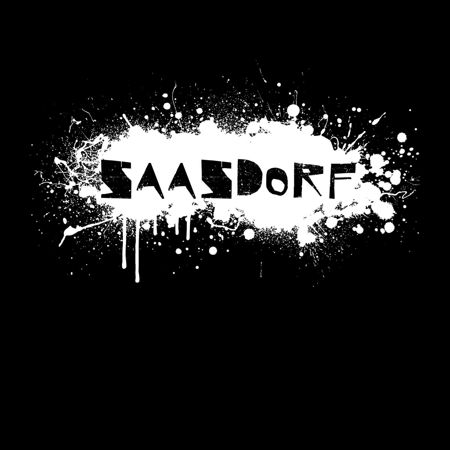 Saasdorf T-Shirt »Paint Splash Punk«