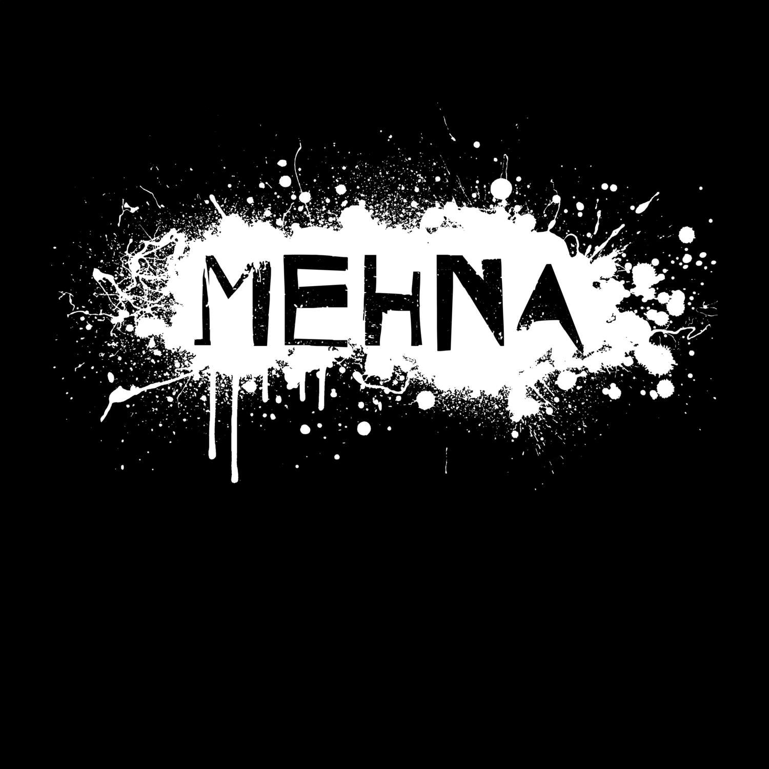 Mehna T-Shirt »Paint Splash Punk«