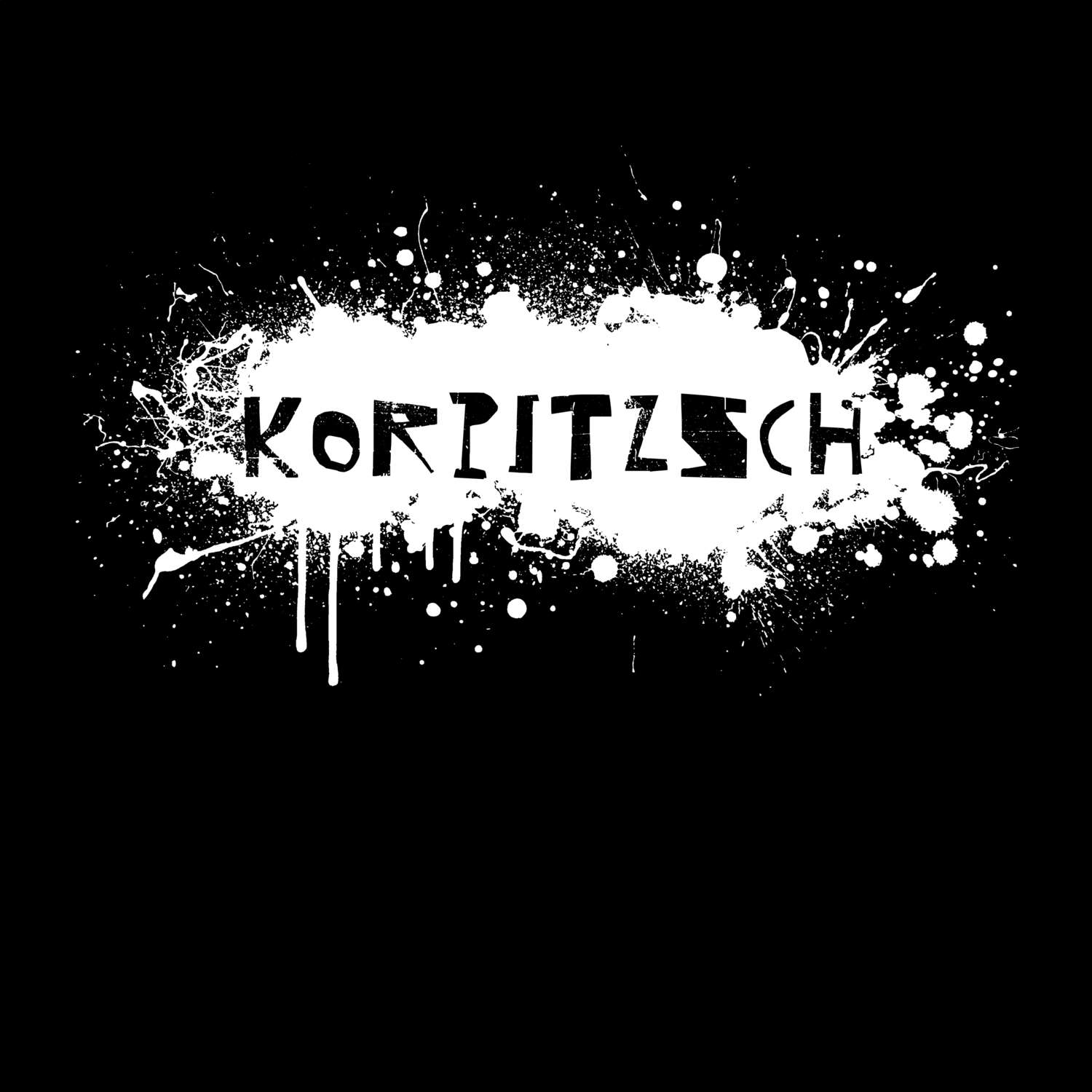 Korpitzsch T-Shirt »Paint Splash Punk«