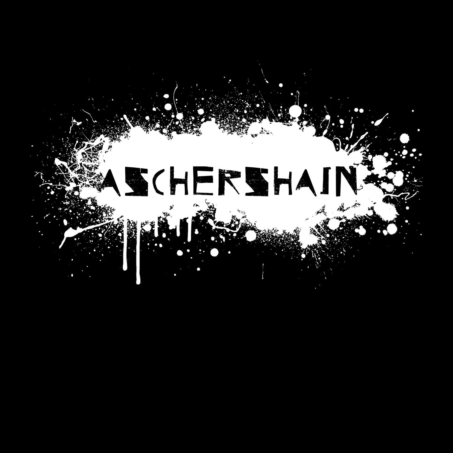 Aschershain T-Shirt »Paint Splash Punk«