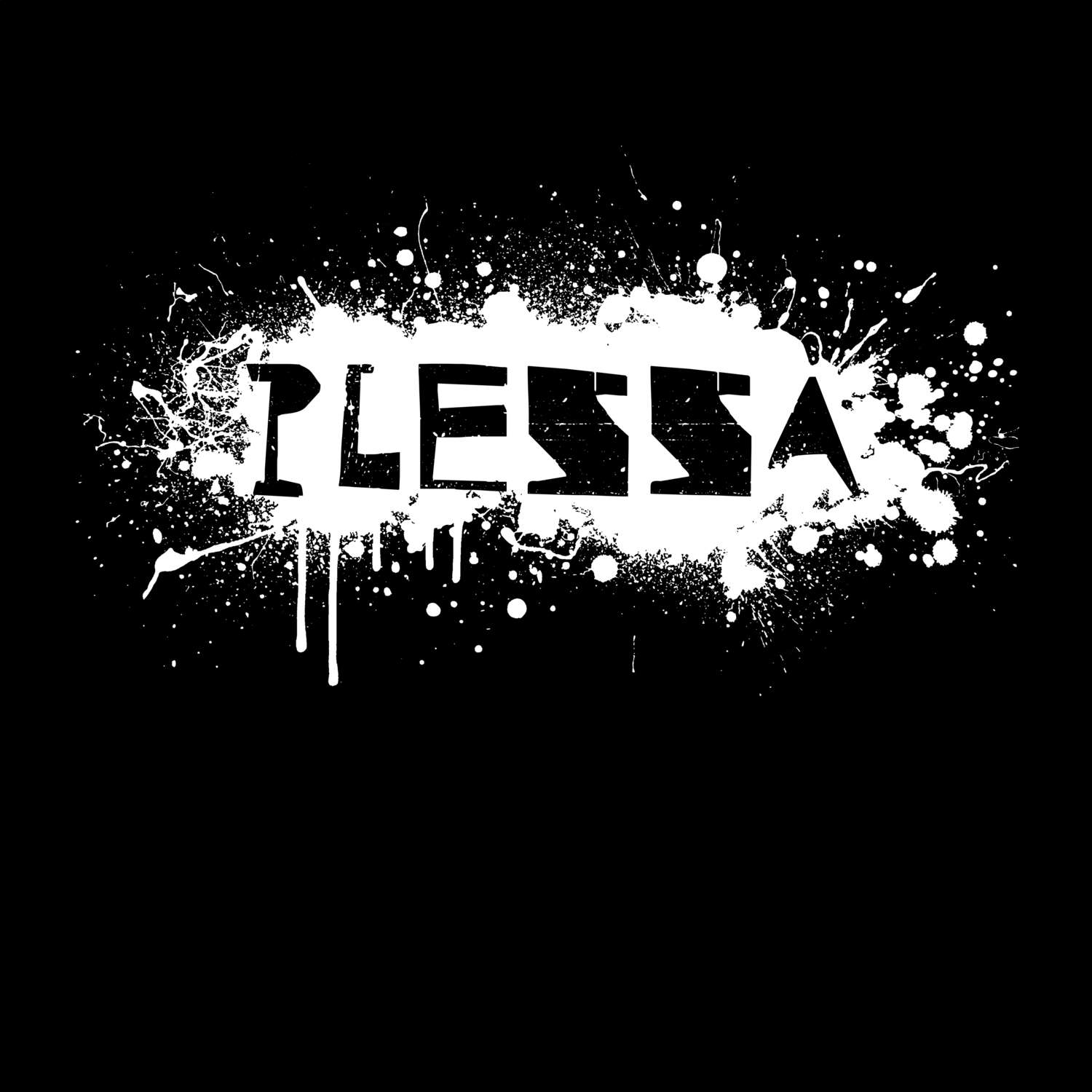 Plessa T-Shirt »Paint Splash Punk«