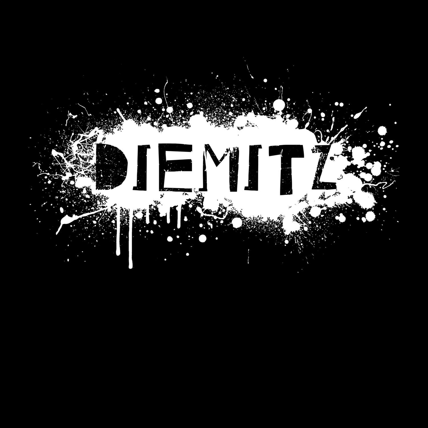 Diemitz T-Shirt »Paint Splash Punk«