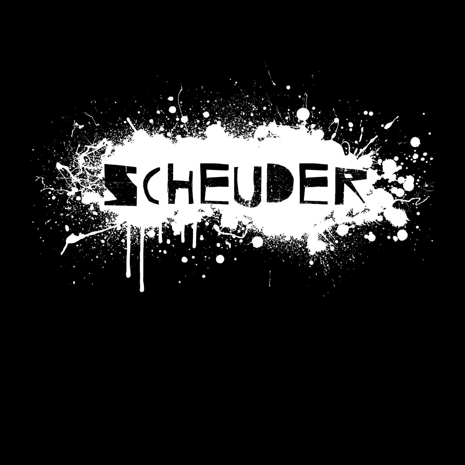 Scheuder T-Shirt »Paint Splash Punk«