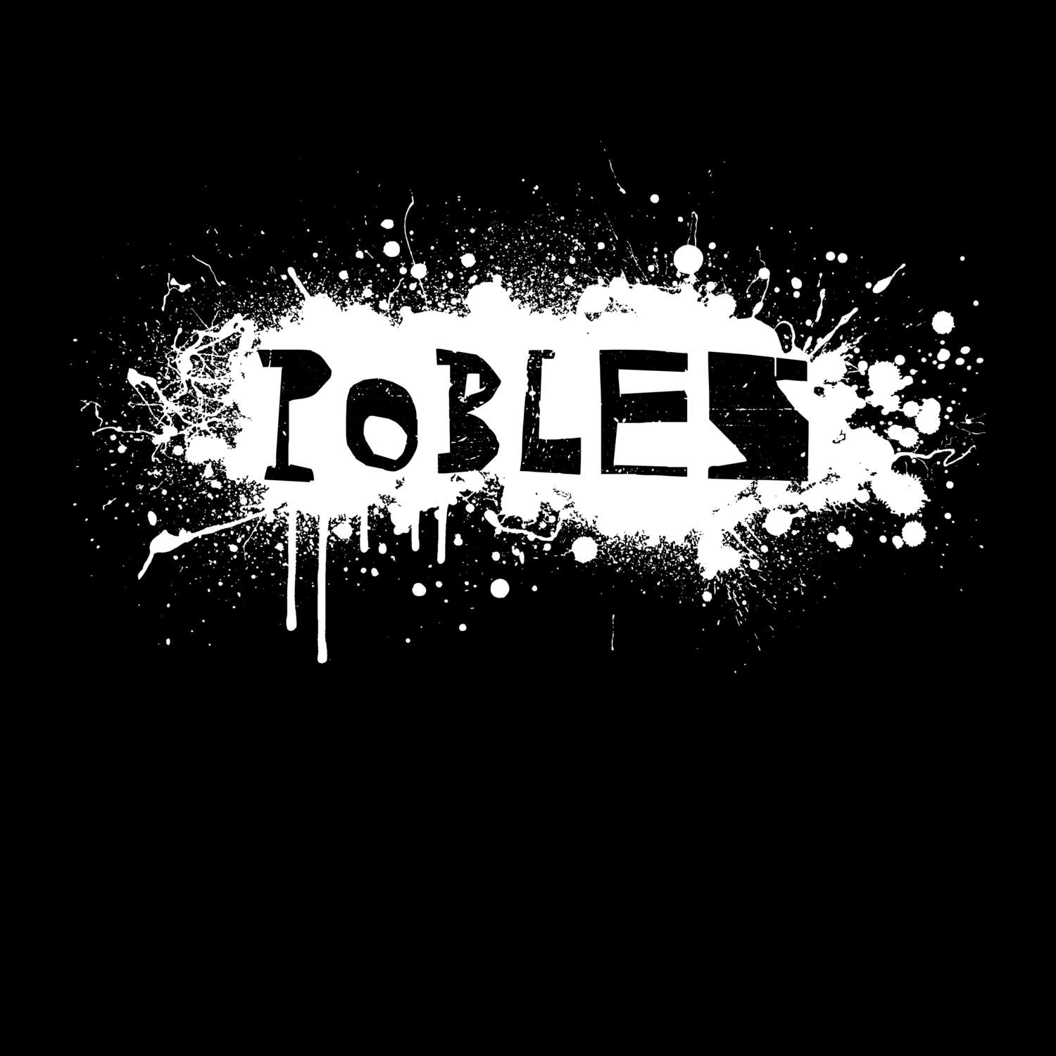 Pobles T-Shirt »Paint Splash Punk«