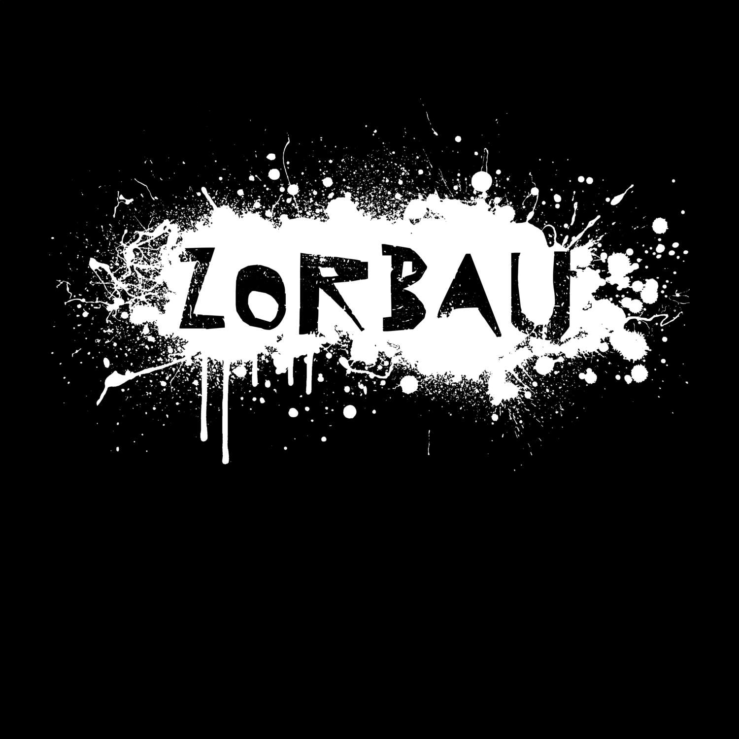 T-Shirt »Paint Splash Punk« für den Ort »Zorbau«