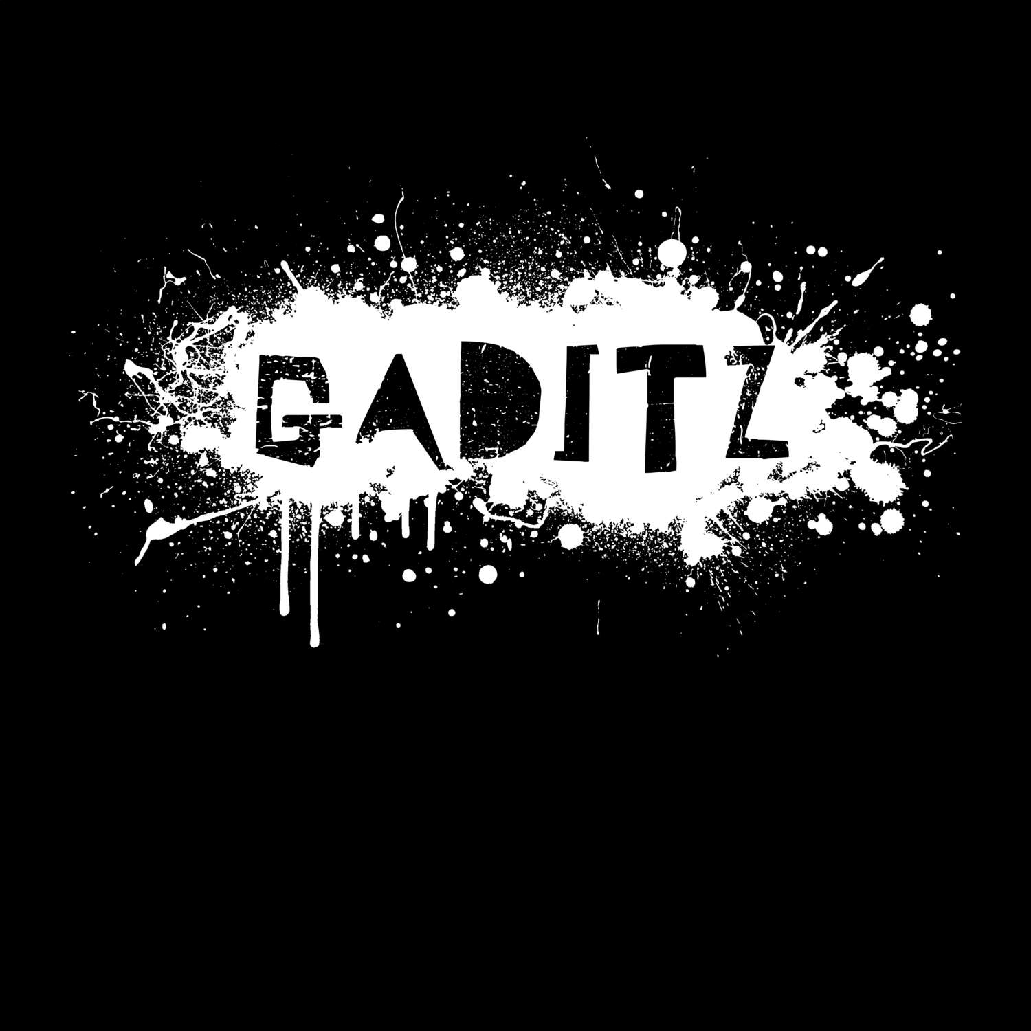 Gaditz T-Shirt »Paint Splash Punk«