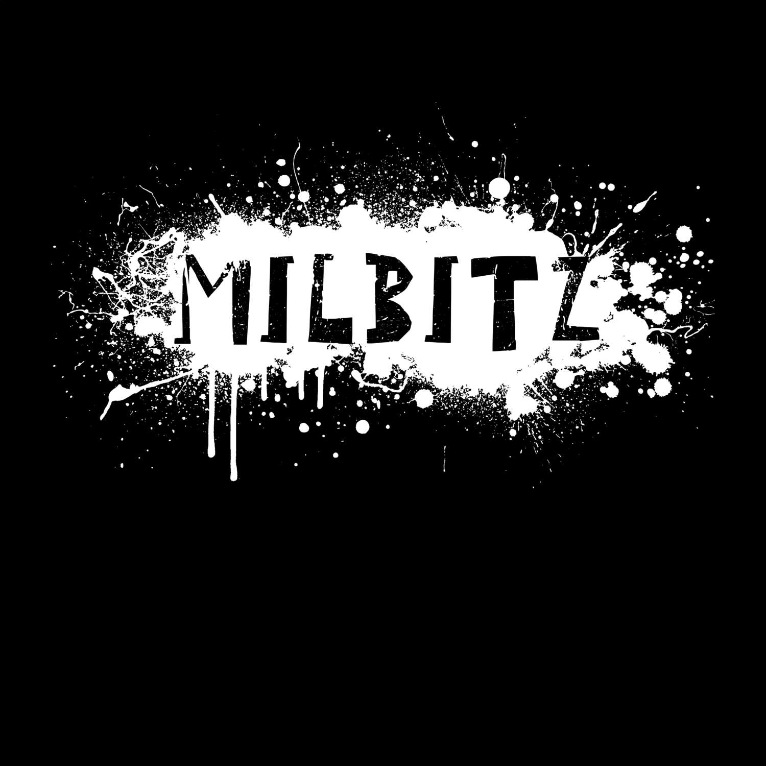 Milbitz T-Shirt »Paint Splash Punk«