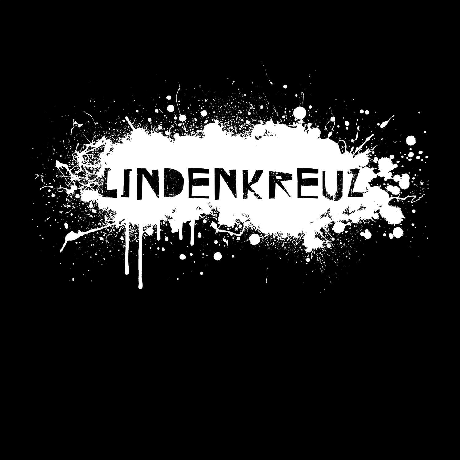 T-Shirt »Paint Splash Punk« für den Ort »Lindenkreuz«