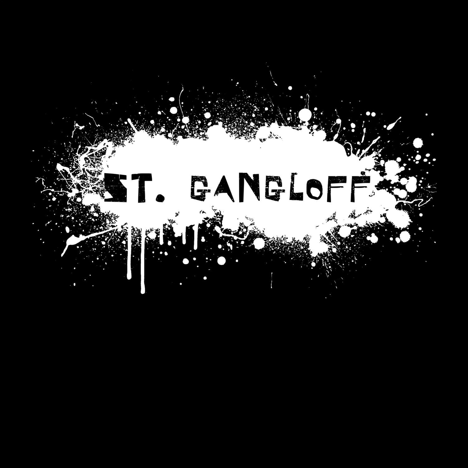 St. Gangloff T-Shirt »Paint Splash Punk«