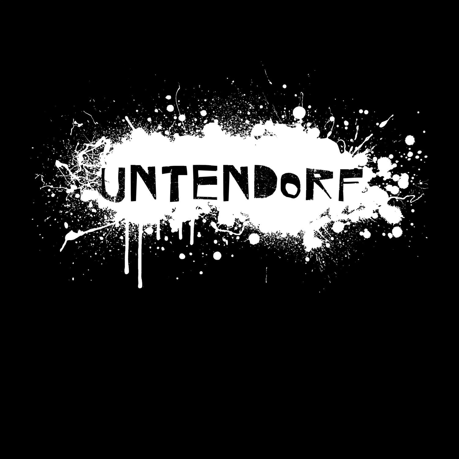 Untendorf T-Shirt »Paint Splash Punk«