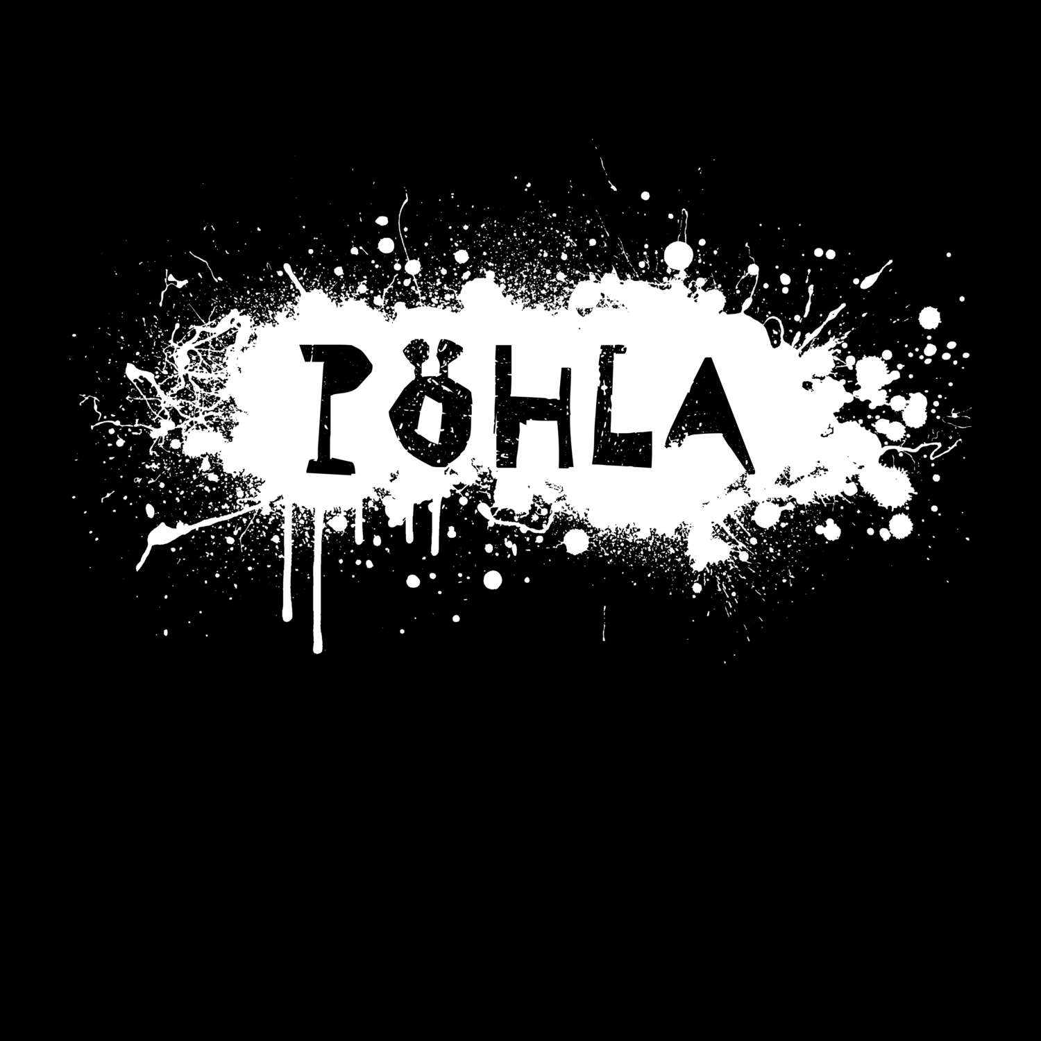 Pöhla T-Shirt »Paint Splash Punk«