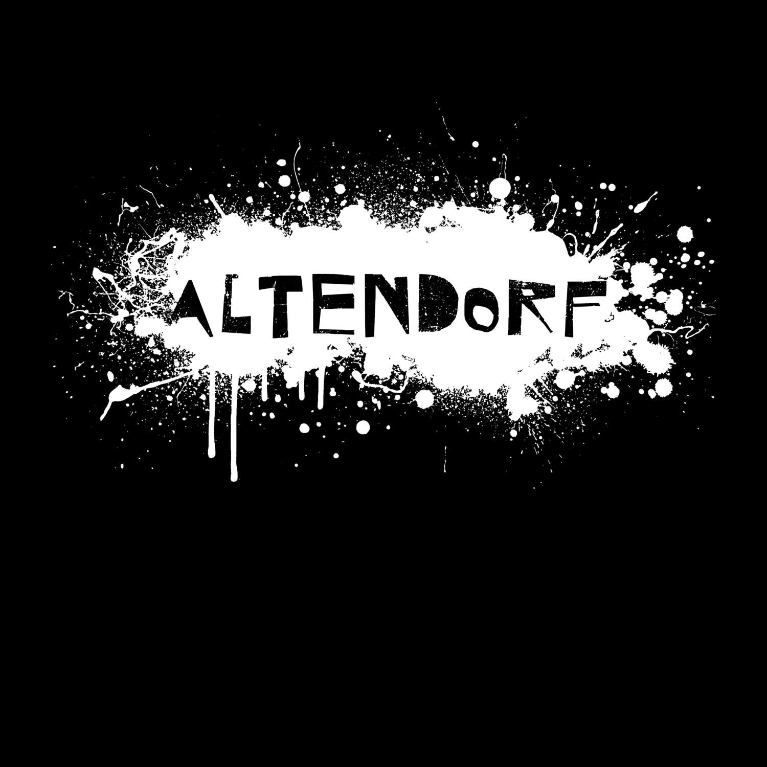 T-Shirt »Paint Splash Punk« für den Ort »Altendorf«