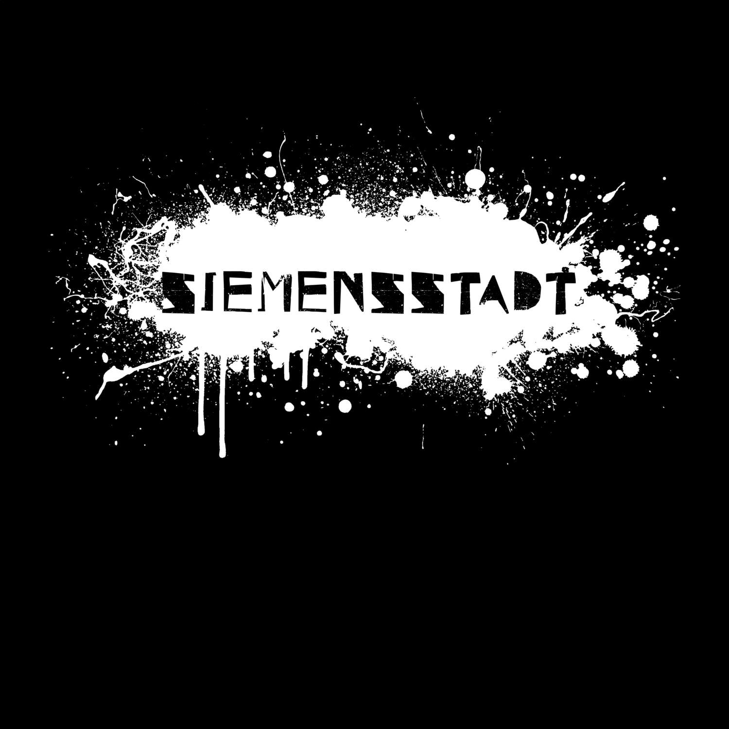 T-Shirt »Paint Splash Punk« für den Ort »Siemensstadt«