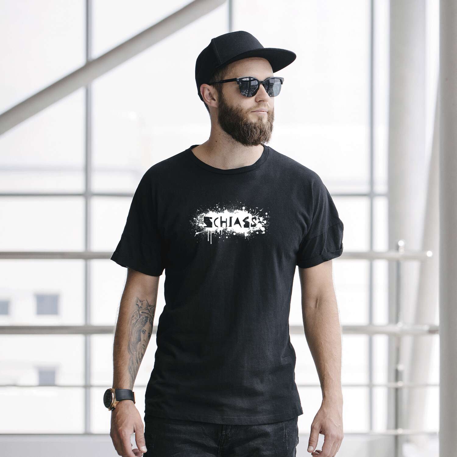 T-Shirt »Paint Splash Punk« für den Ort »Schiaß«