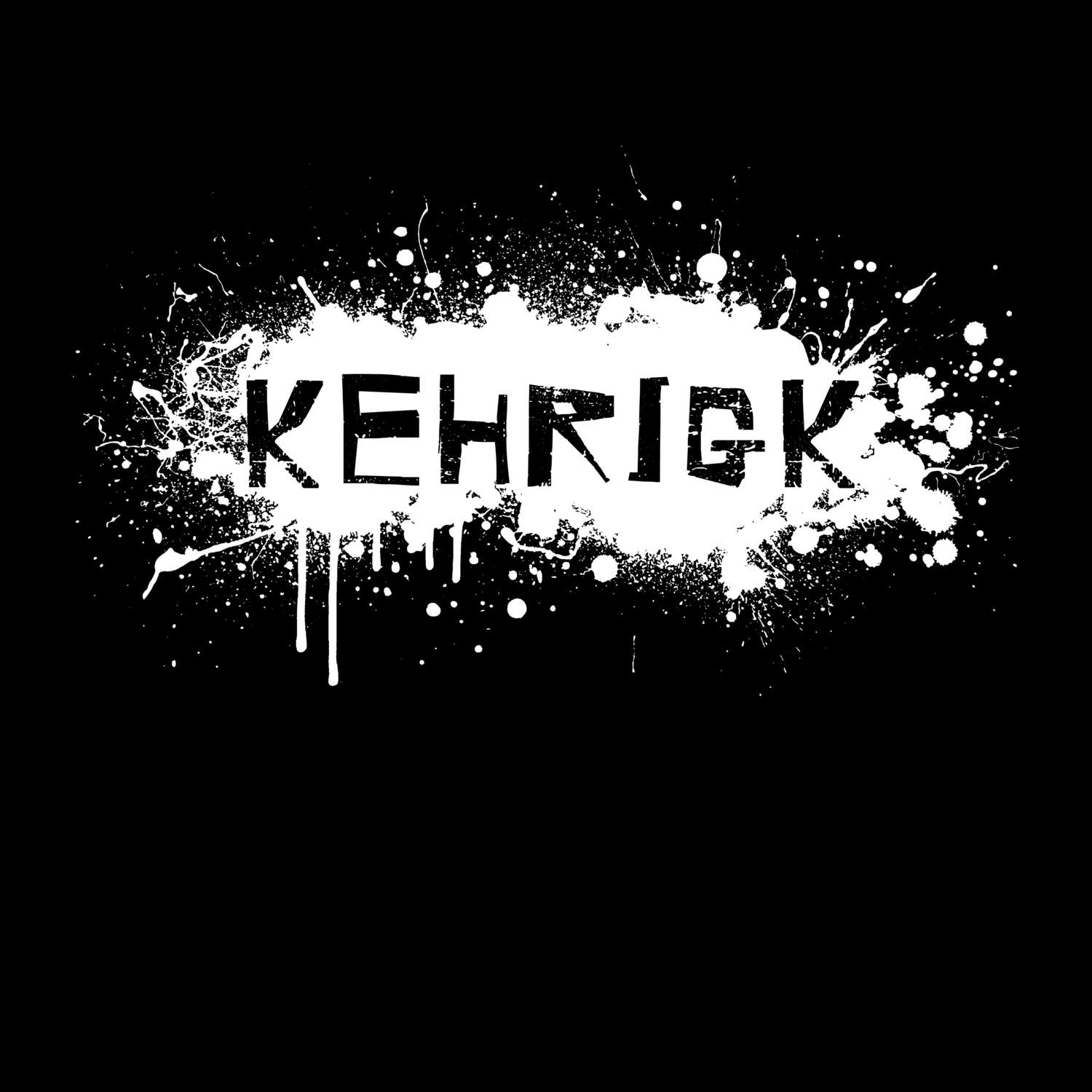 T-Shirt »Paint Splash Punk« für den Ort »Kehrigk«