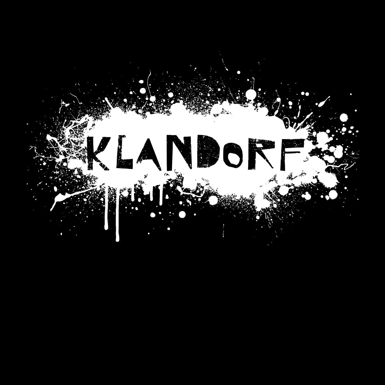 Klandorf T-Shirt »Paint Splash Punk«