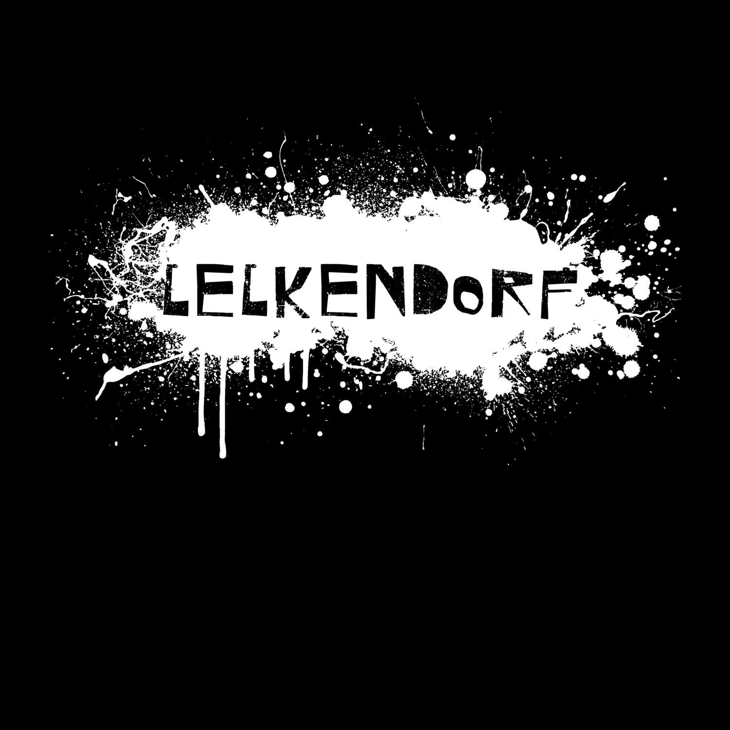 T-Shirt »Paint Splash Punk« für den Ort »Lelkendorf«