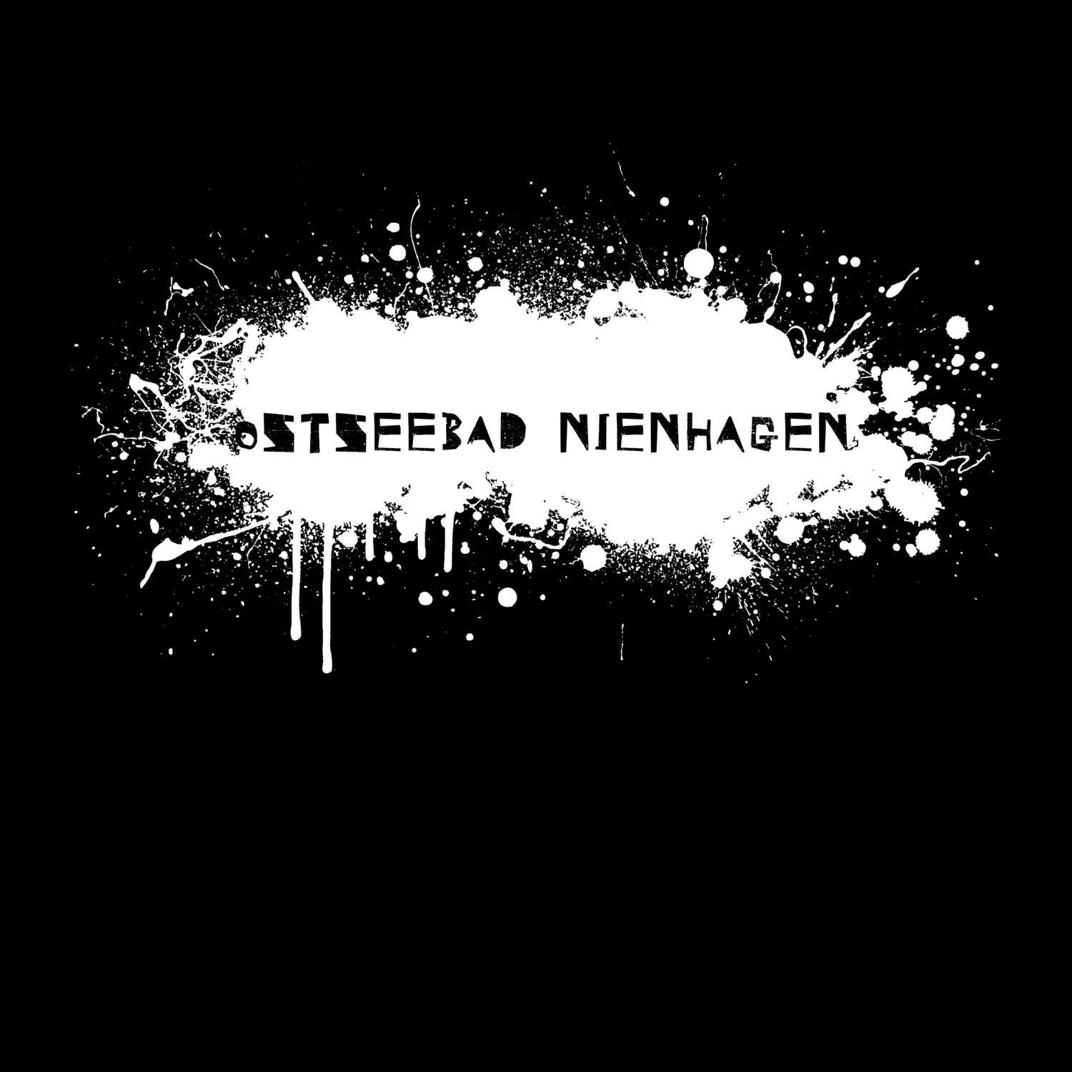 Ostseebad Nienhagen T-Shirt »Paint Splash Punk«