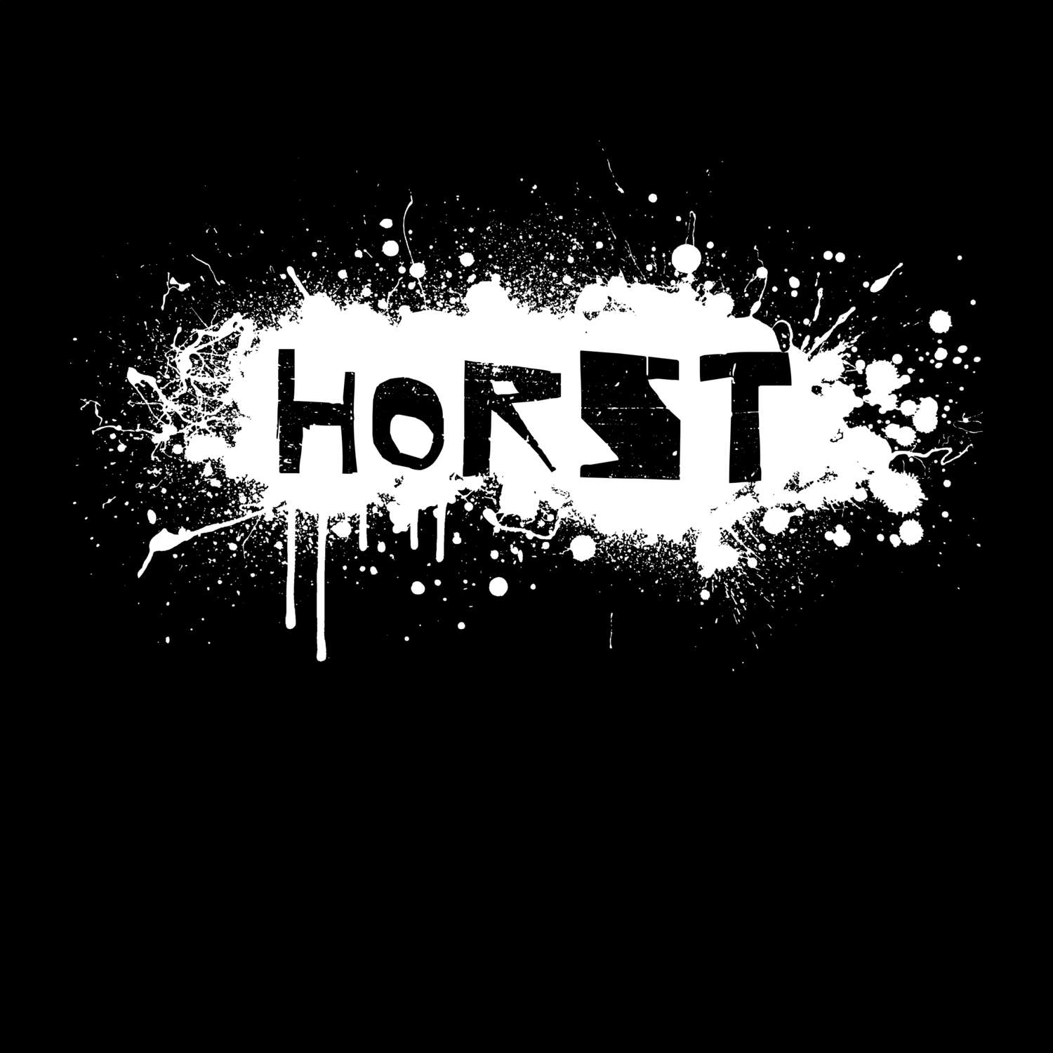 T-Shirt »Paint Splash Punk« für den Ort »Horst«