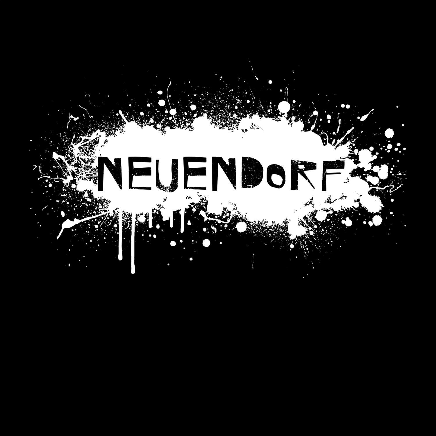 T-Shirt »Paint Splash Punk« für den Ort »Neuendorf«