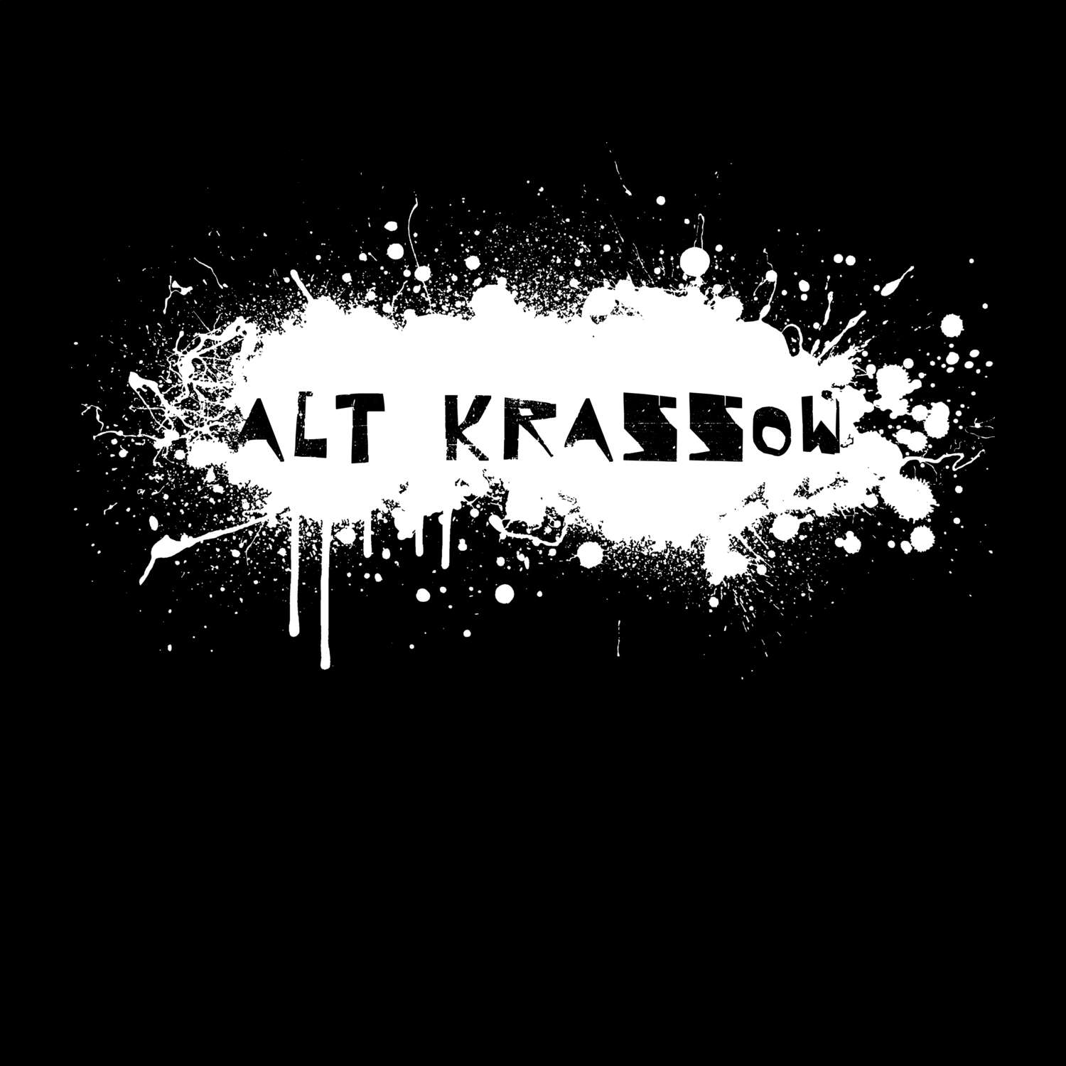 Alt Krassow T-Shirt »Paint Splash Punk«